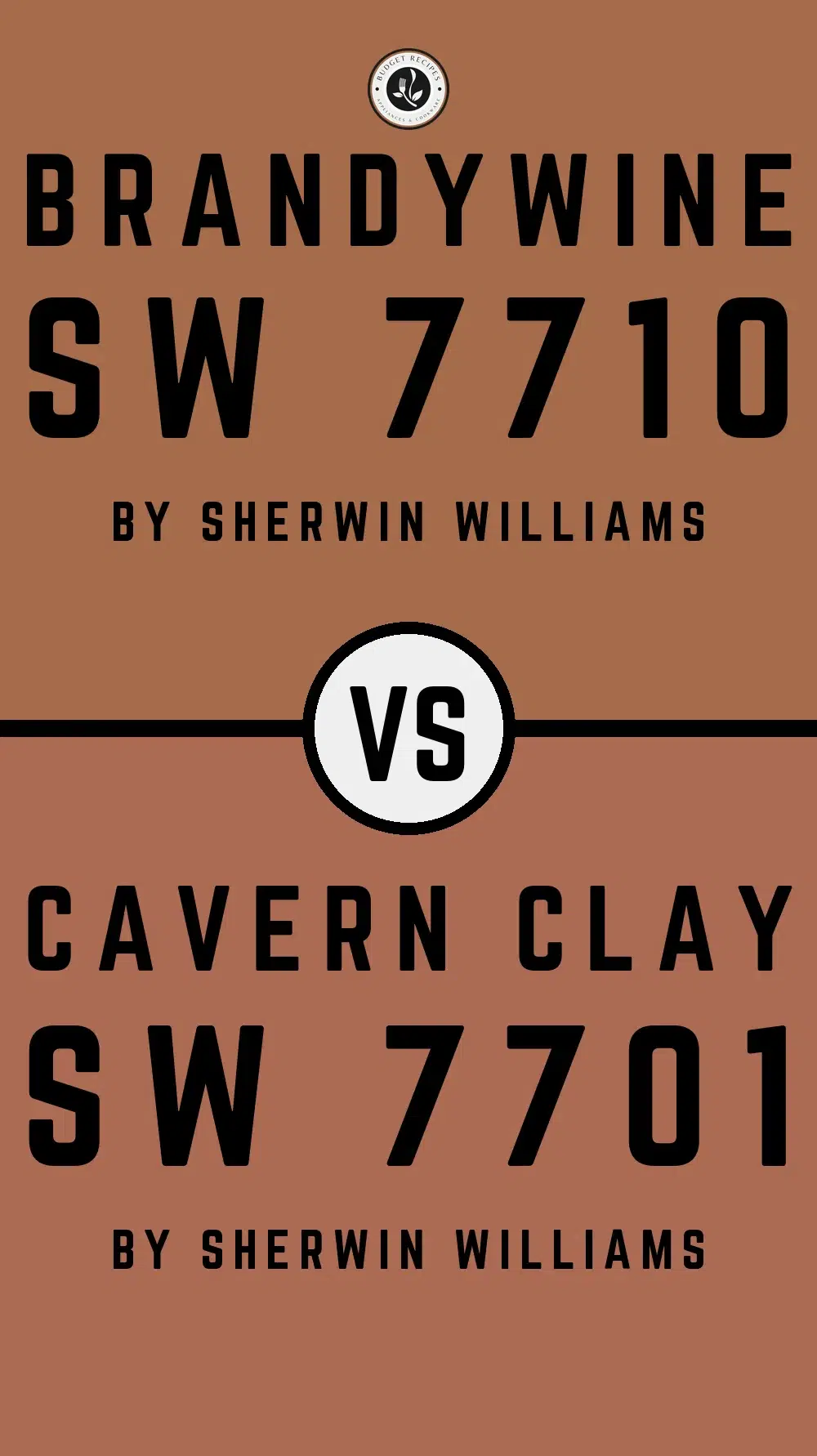 Brandywine SW 7710 vs Cavern Clay SW 7701