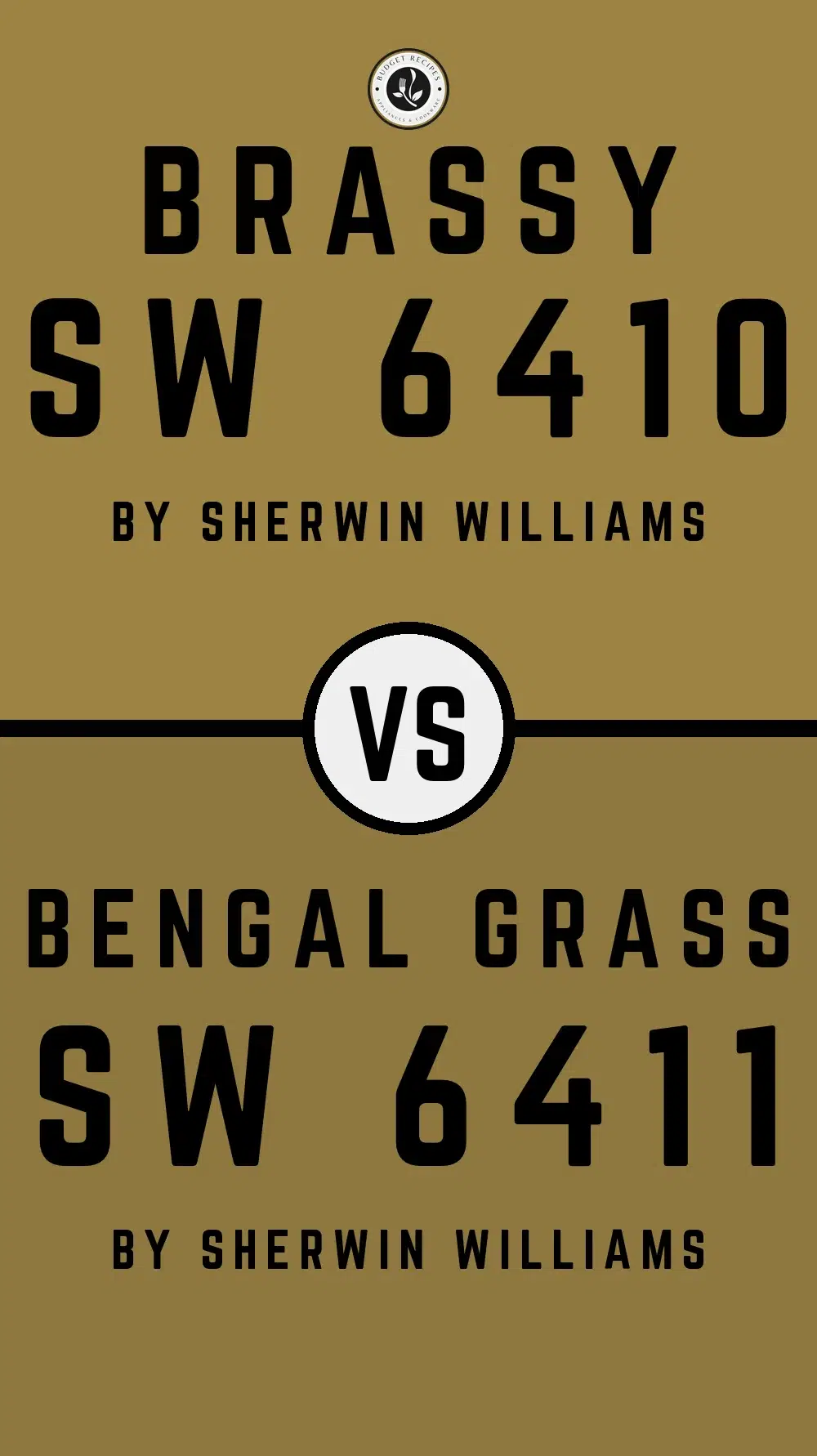 Brassy SW 6410 vs Bengal Grass SW 6411