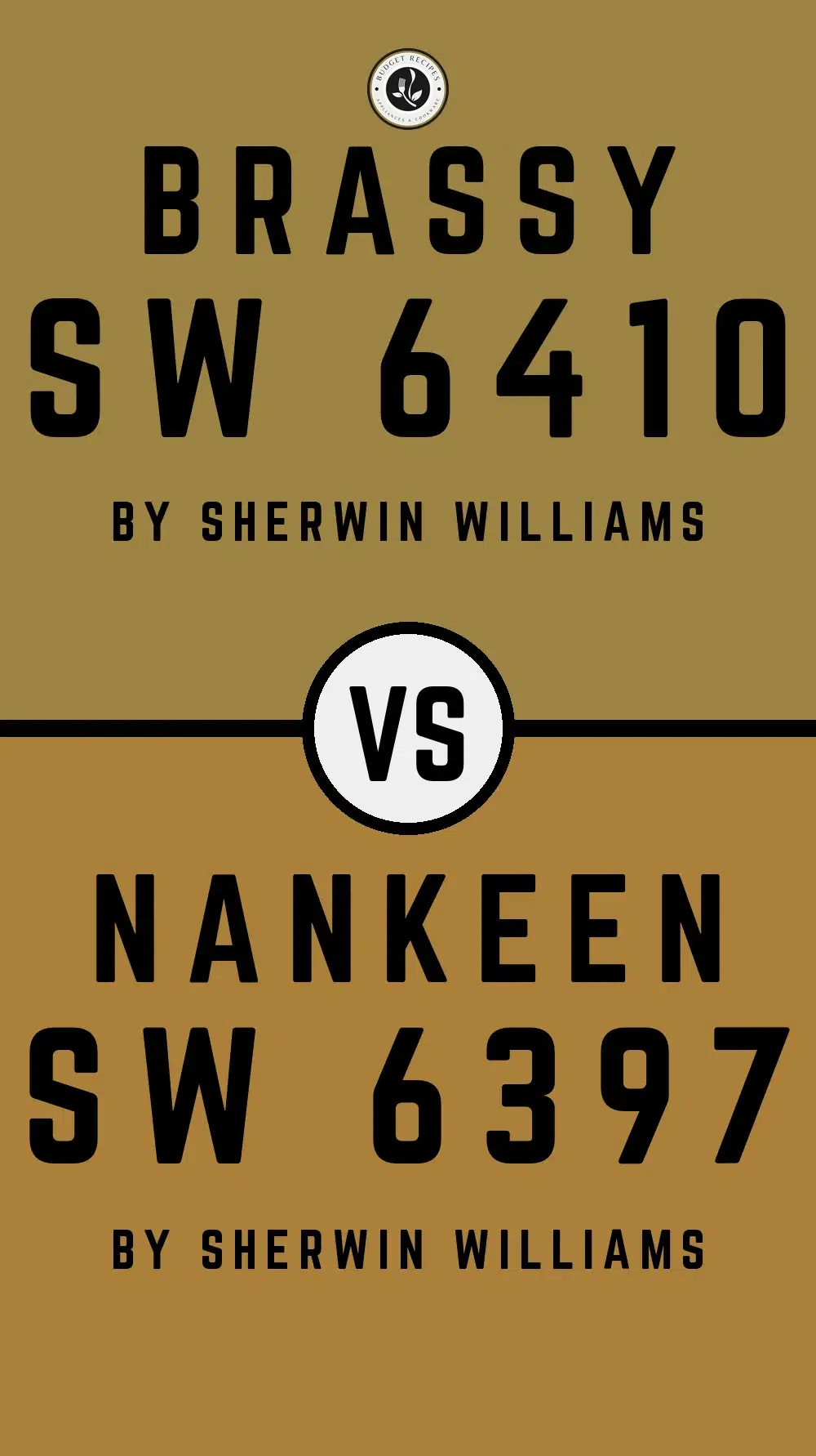 Brassy SW 6410 vs Nankeen SW 6397