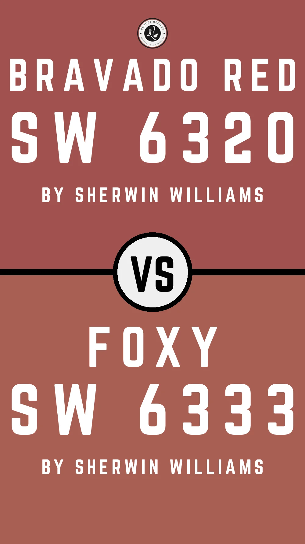 Bravado Red SW 6320 vs Foxy SW 6333