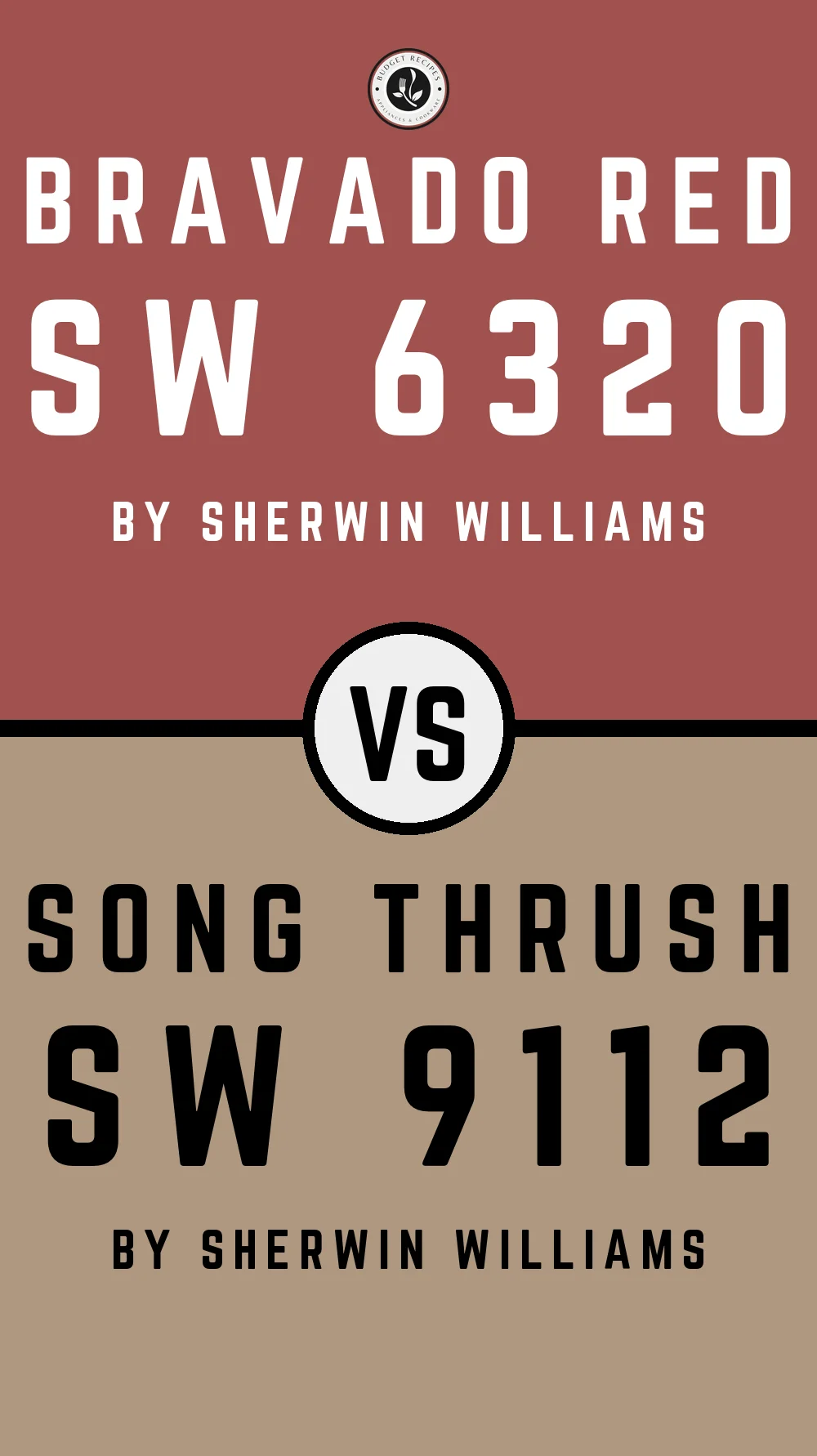 Bravado Red SW 6320 vs Song Thrush SW 9112