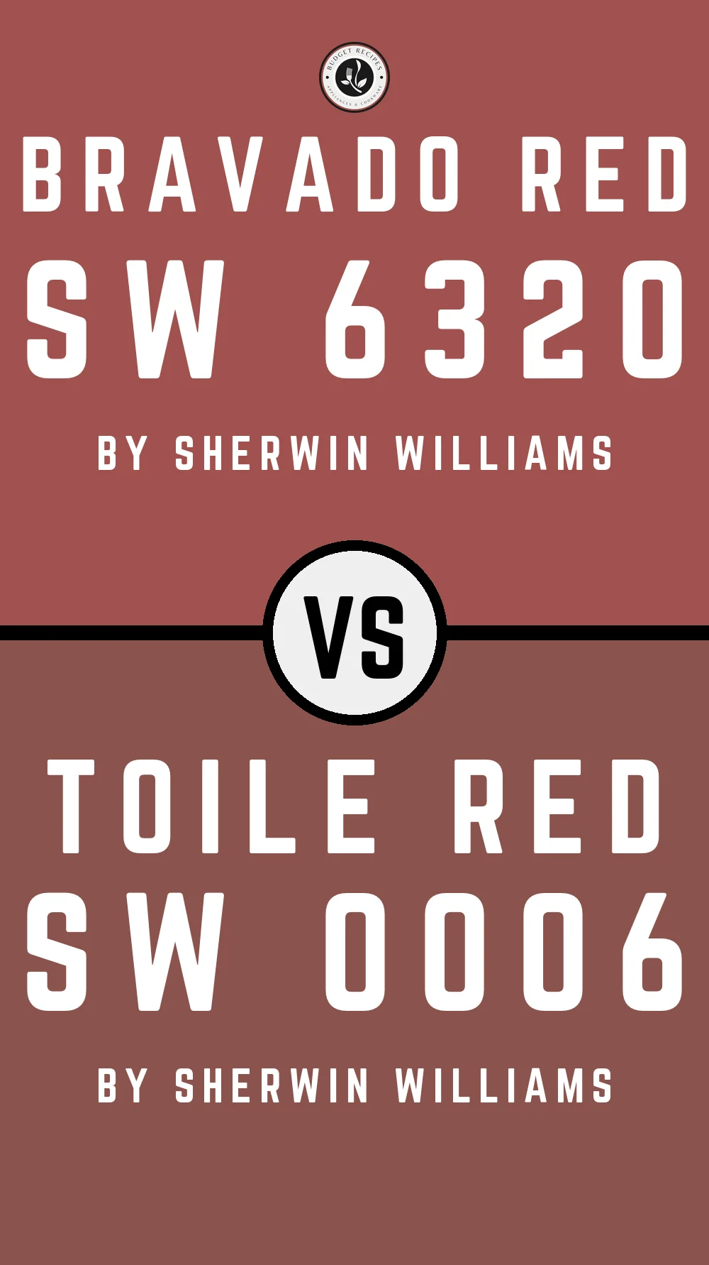 Bravado Red SW 6320 vs Toile Red SW 0006