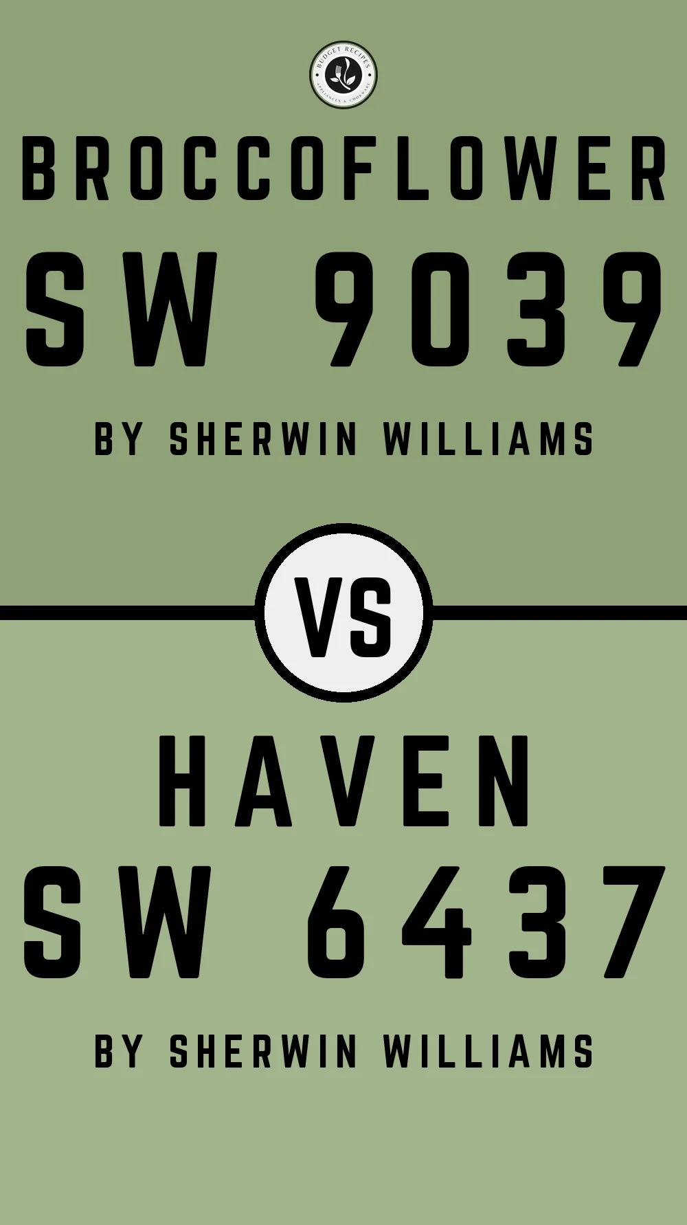Broccoflower SW 9039 vs Haven SW 6437