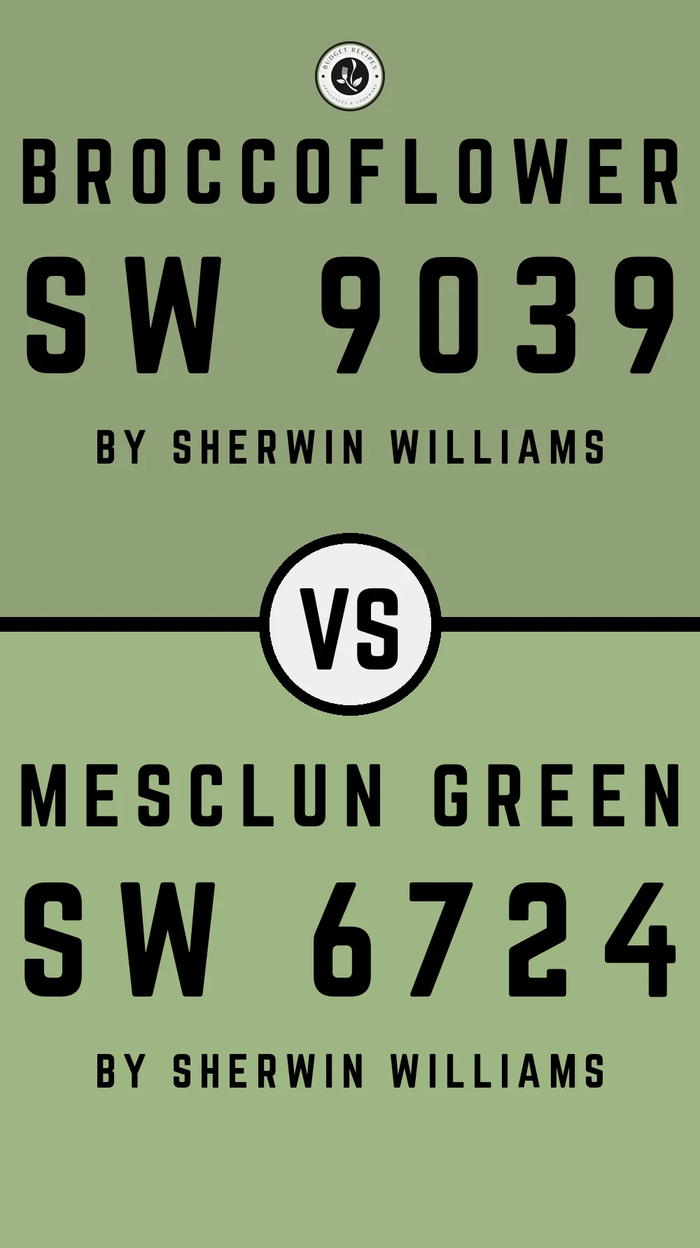 Broccoflower SW 9039 vs Mesclun Green SW 6724