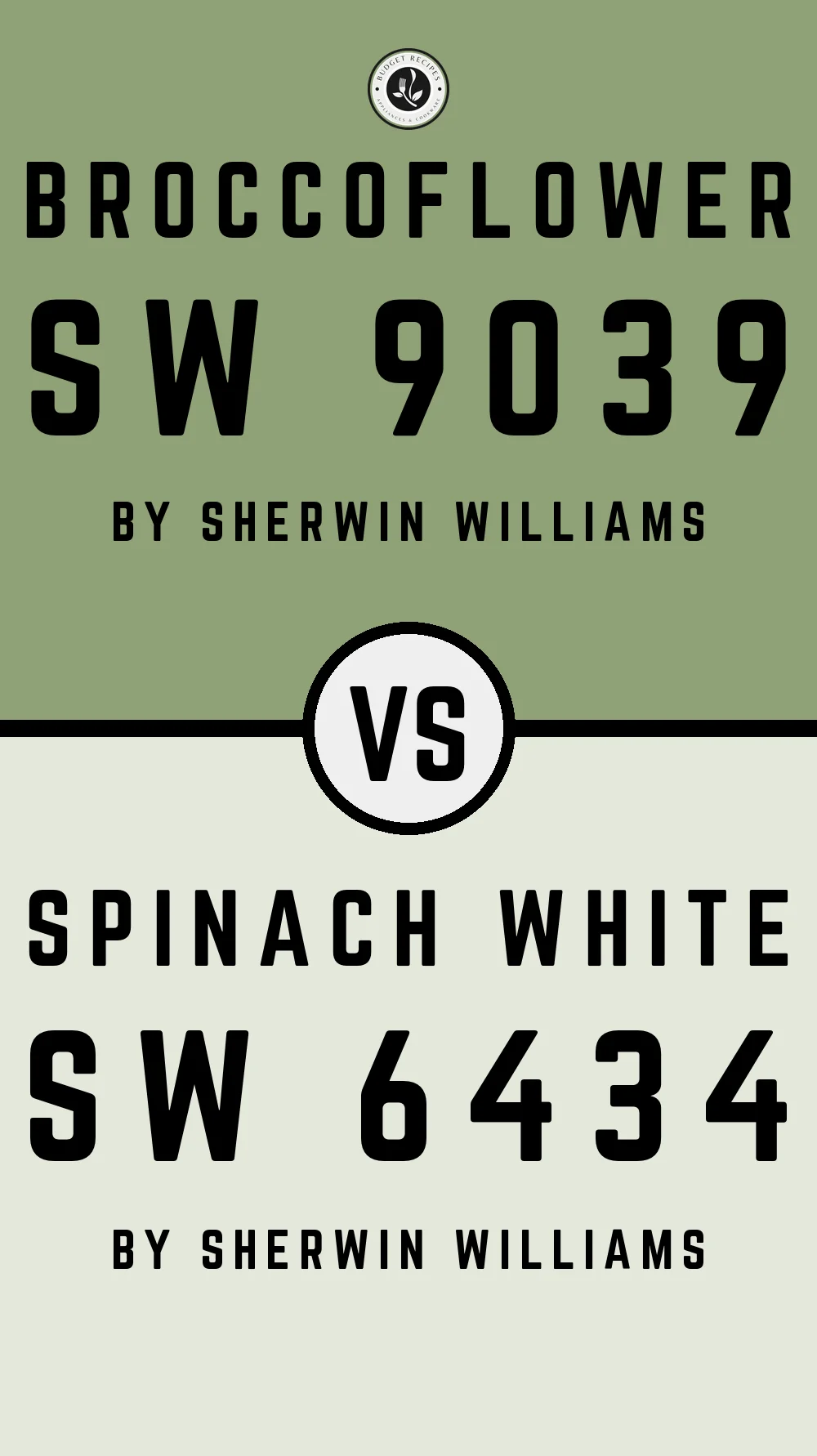 Broccoflower SW 9039 vs Spinach White SW 6434