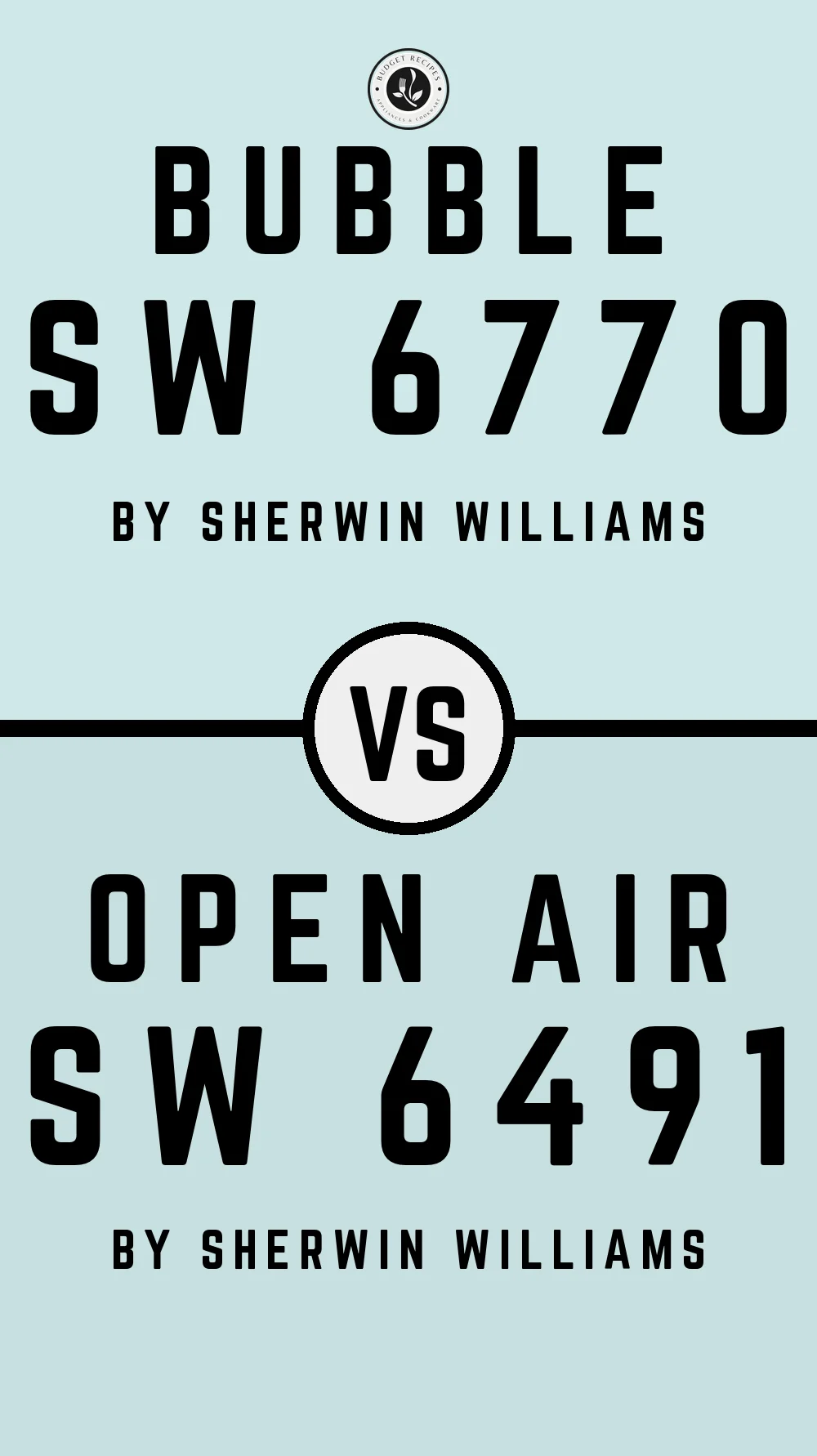 Bubble SW 6770 vs Open Air SW 6491