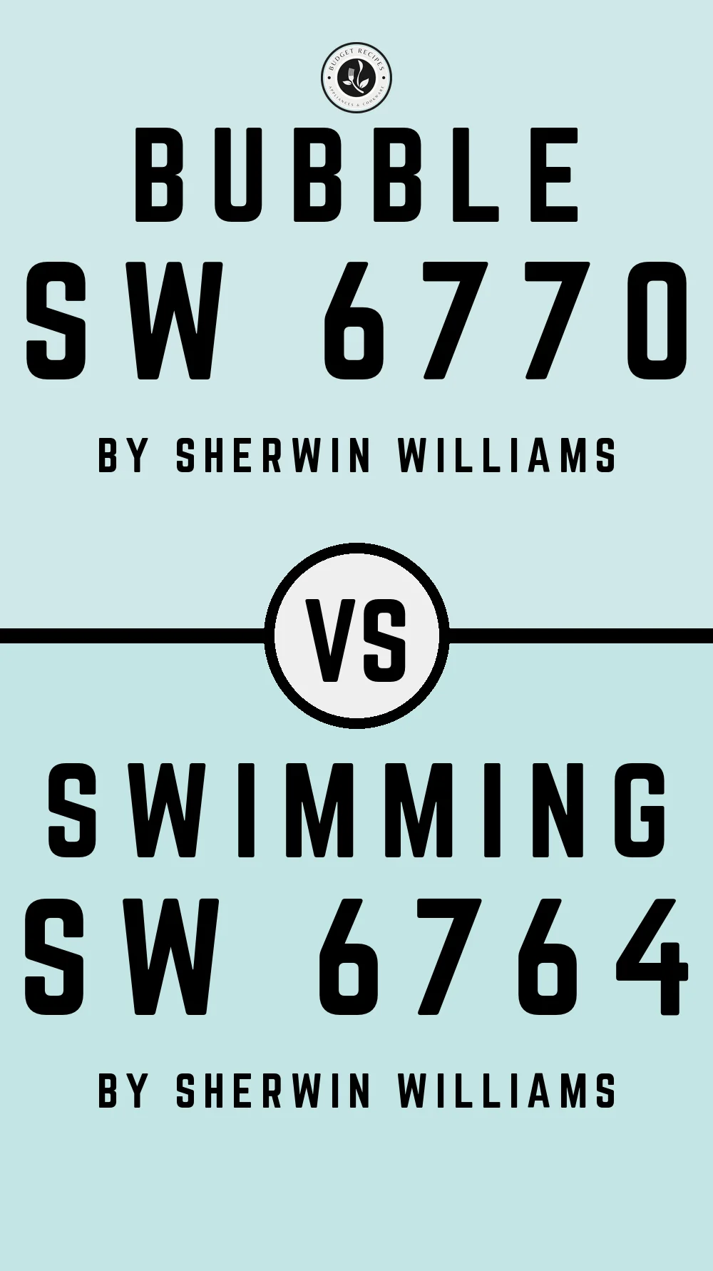 Bubble SW 6770 vs Swimming SW 6764