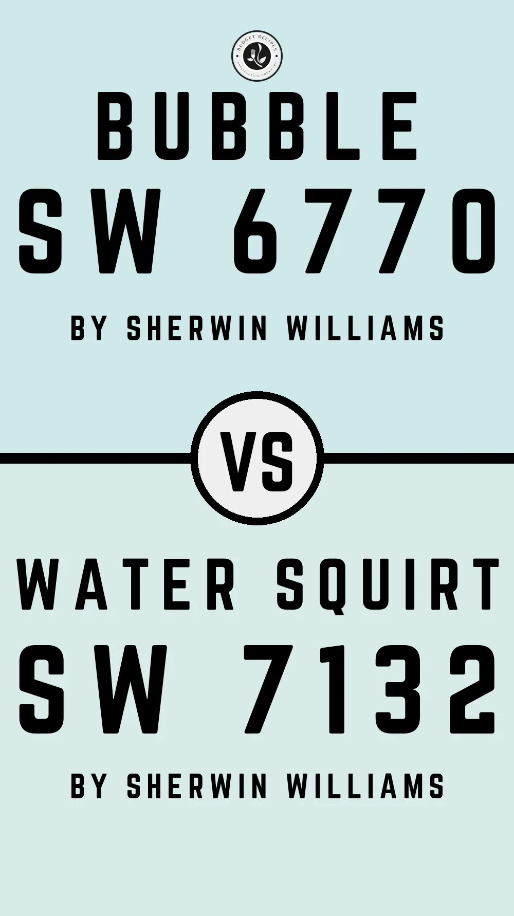 Bubble SW 6770 vs Water Squirt SW 7132