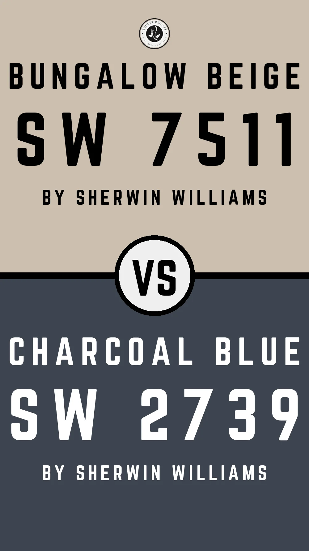 Bungalow Beige by Sherwin Williams SW 7511 with Charcoal Blue SW 2739
