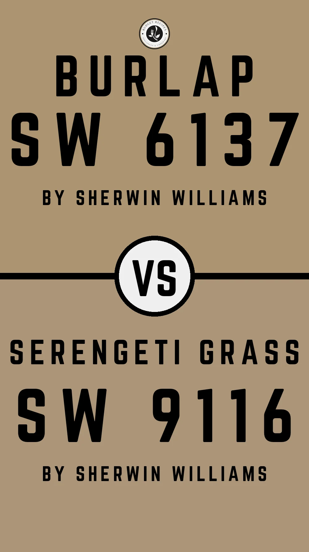 Burlap SW 6137 vs Serengeti Grass SW 9116