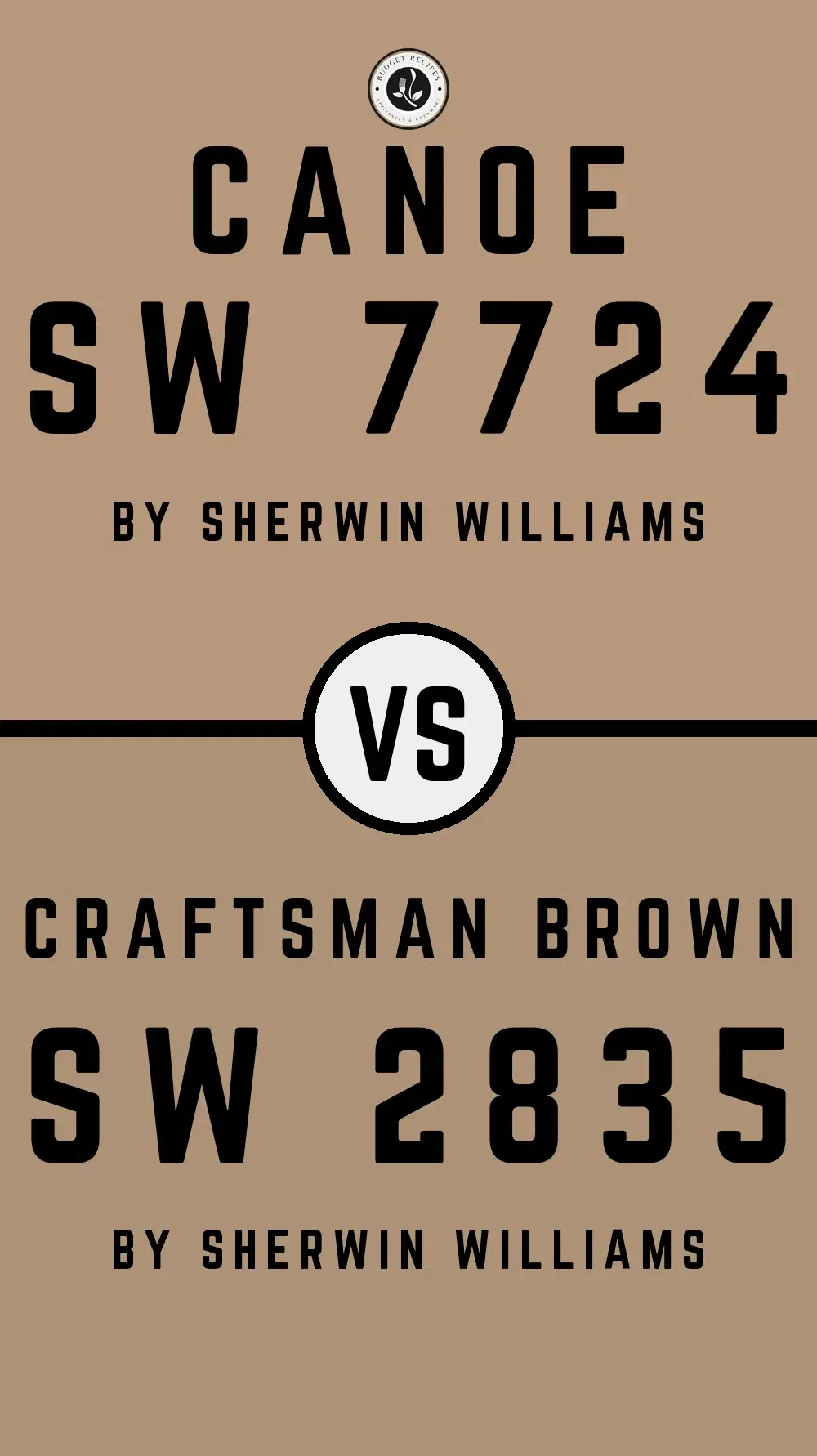 Canoe SW 7724 vs Craftsman Brown SW 2835