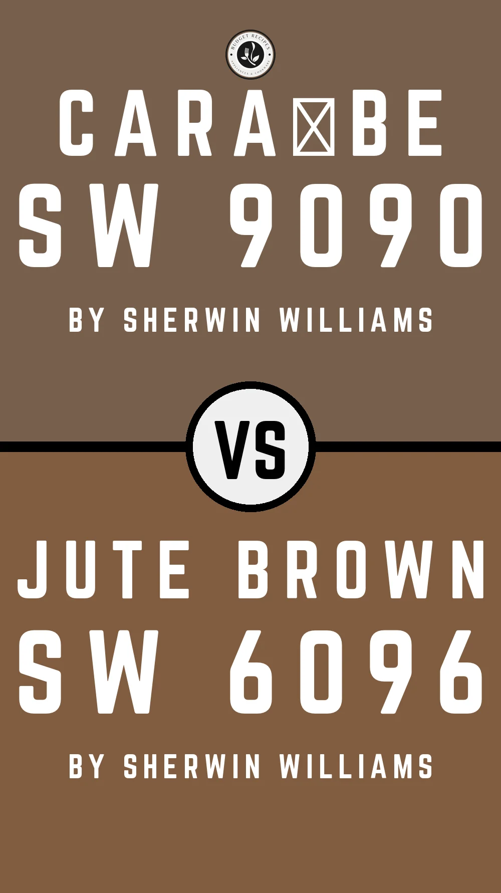 Caraïbe SW 9090 vs Jute Brown SW 6096
