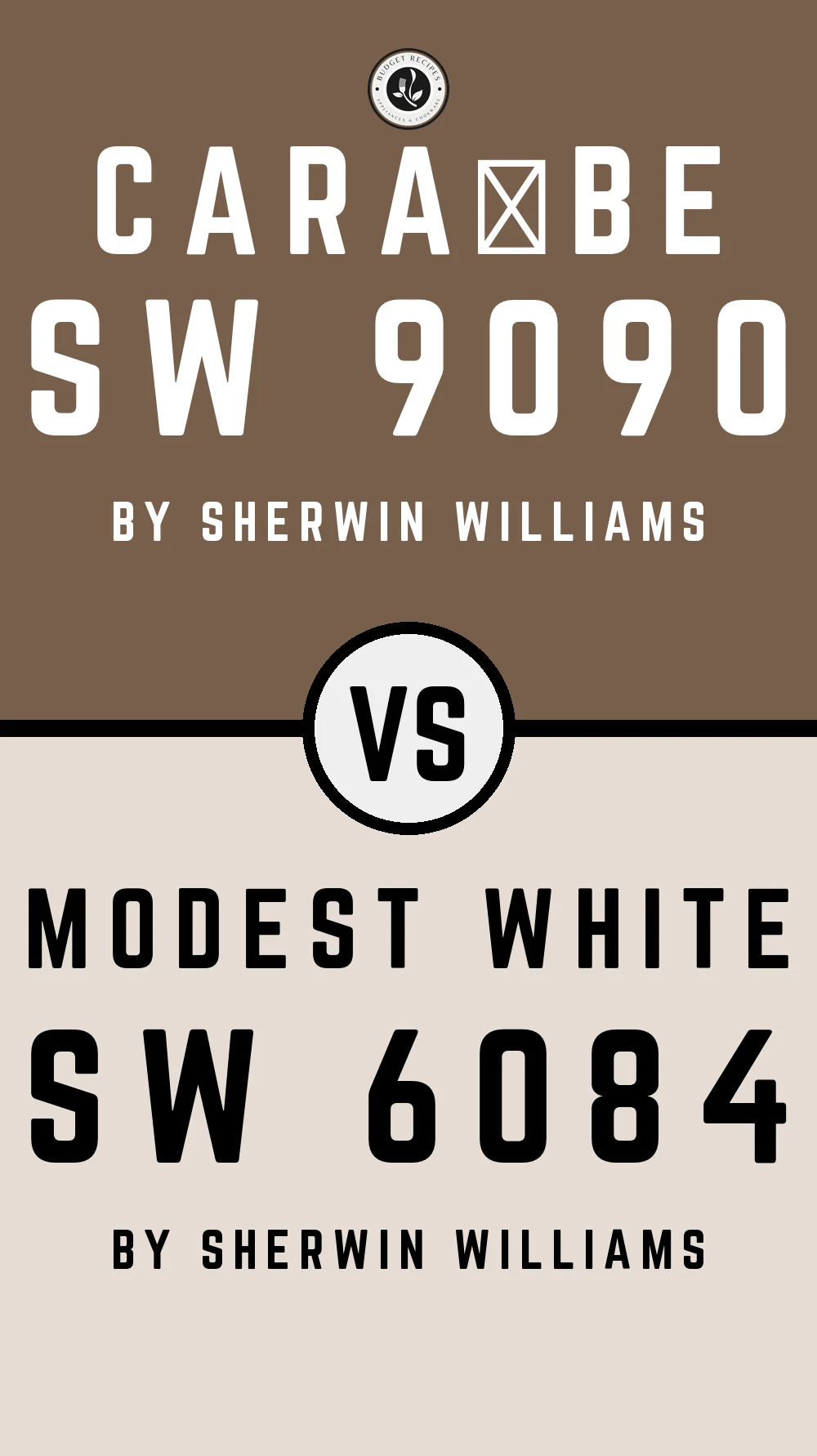 Caraïbe SW 9090 vs Modest White SW 6084