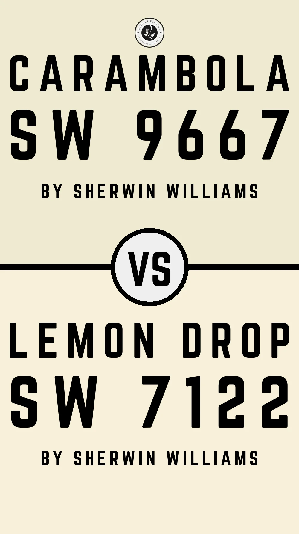 Carambola SW 9667 vs Lemon Drop SW 7122