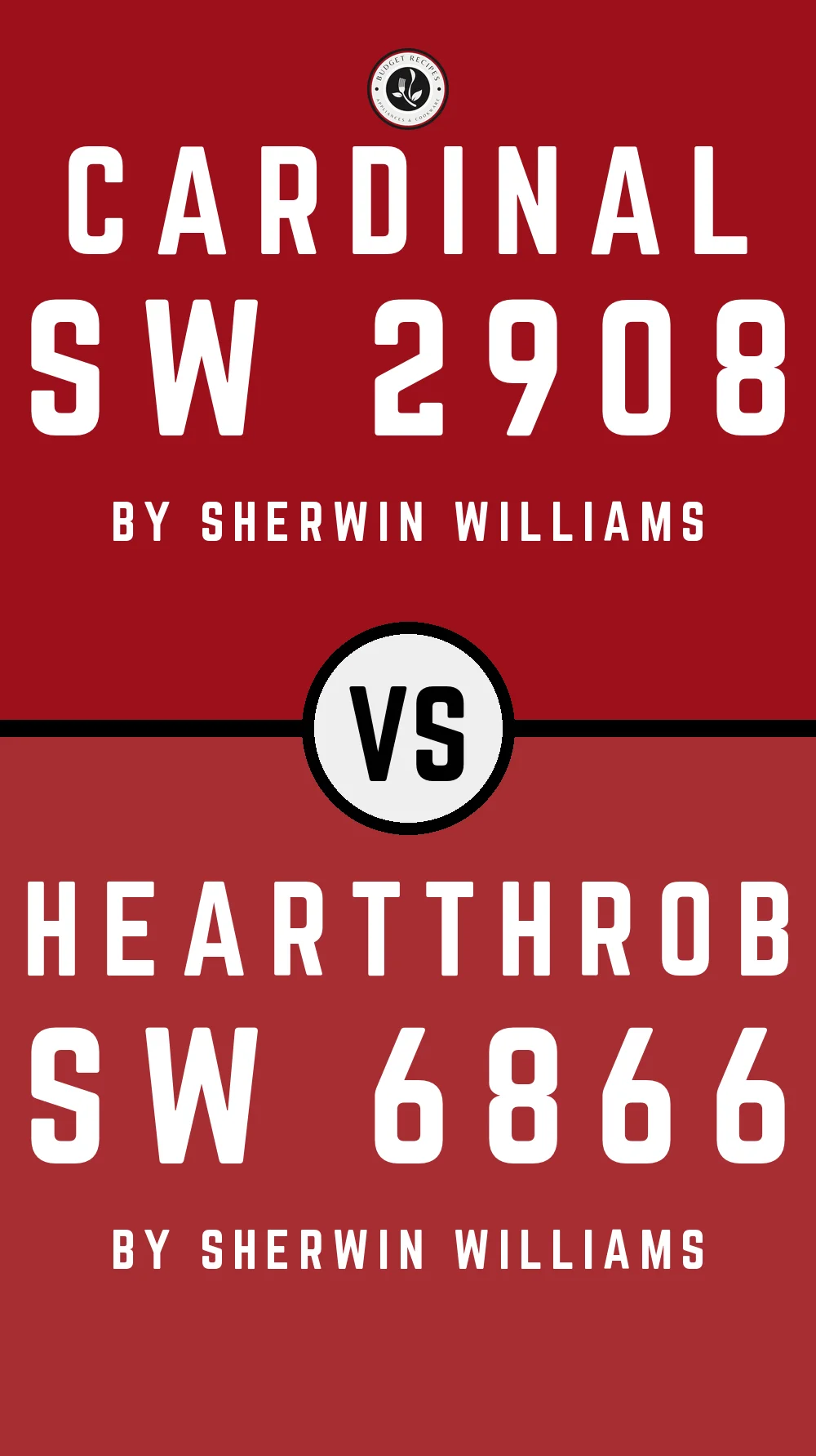 Cardinal SW 2908 vs Heartthrob SW 6866