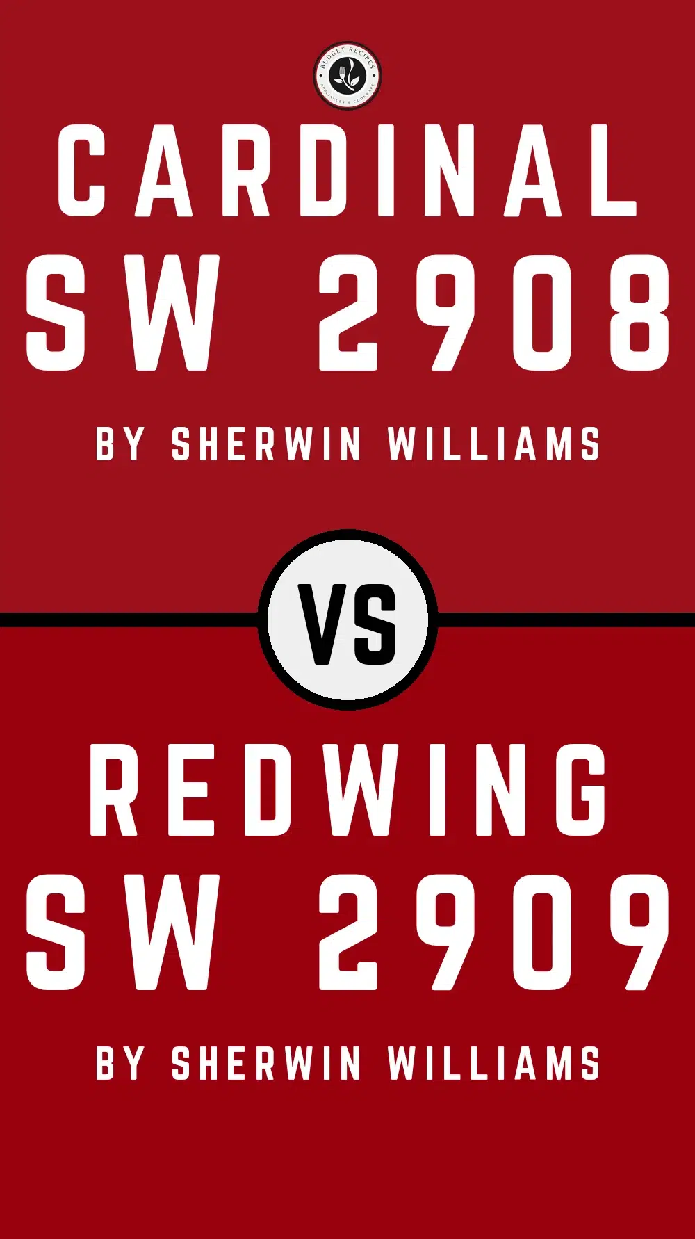 Cardinal SW 2908 vs Redwing SW 2909