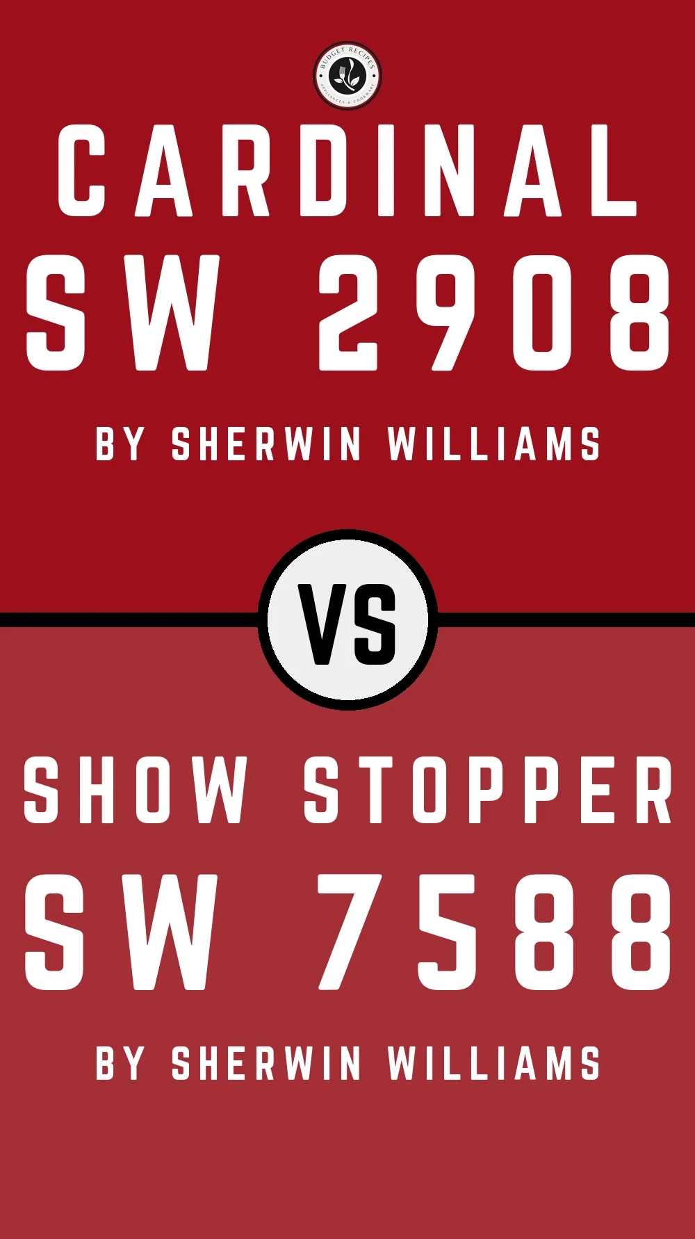 Cardinal SW 2908 vs Show Stopper SW 7588