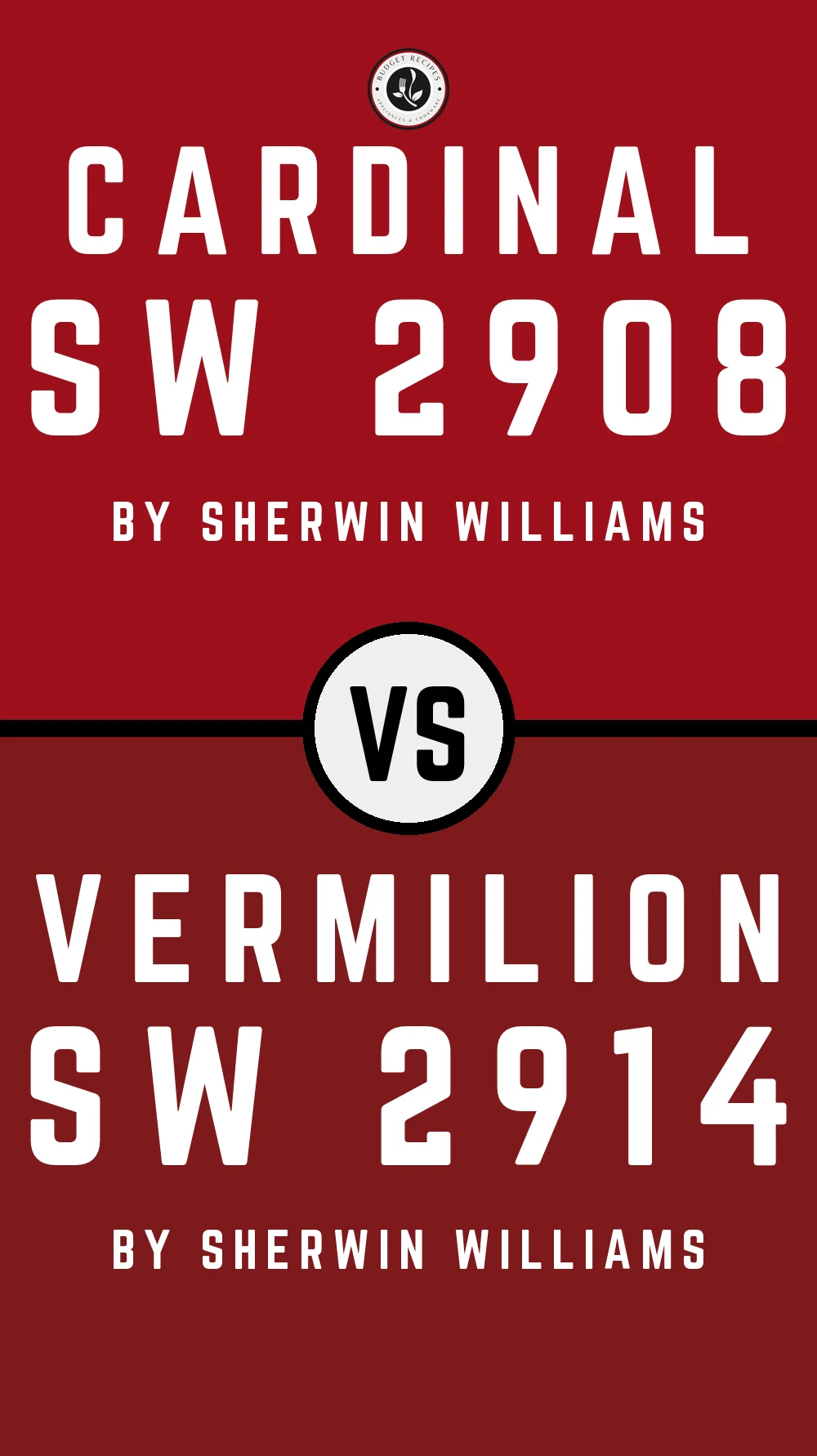 Cardinal SW 2908 vs Vermilion SW 2914