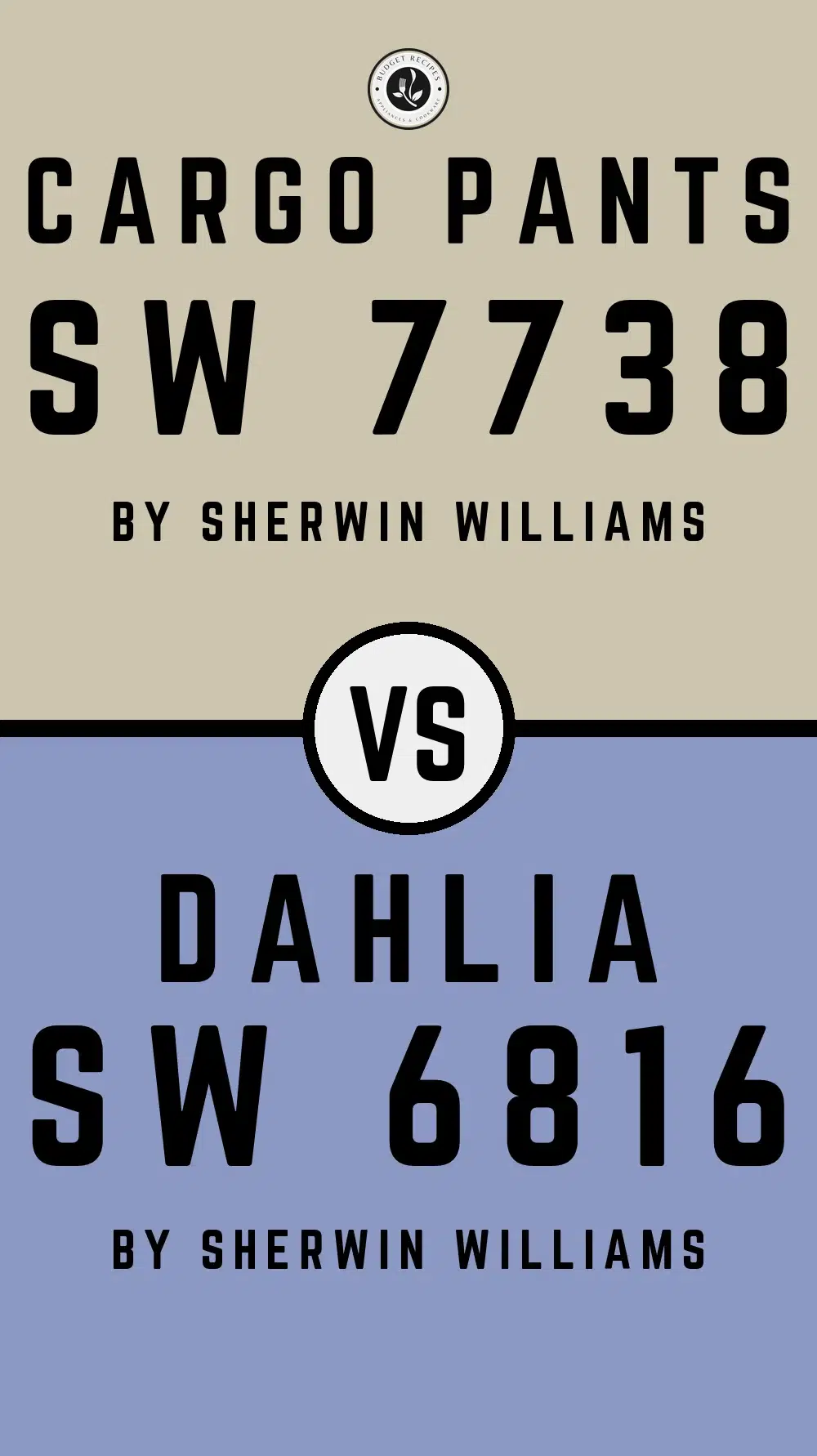 Cargo Pants SW 7738 vs Dahlia SW 6816