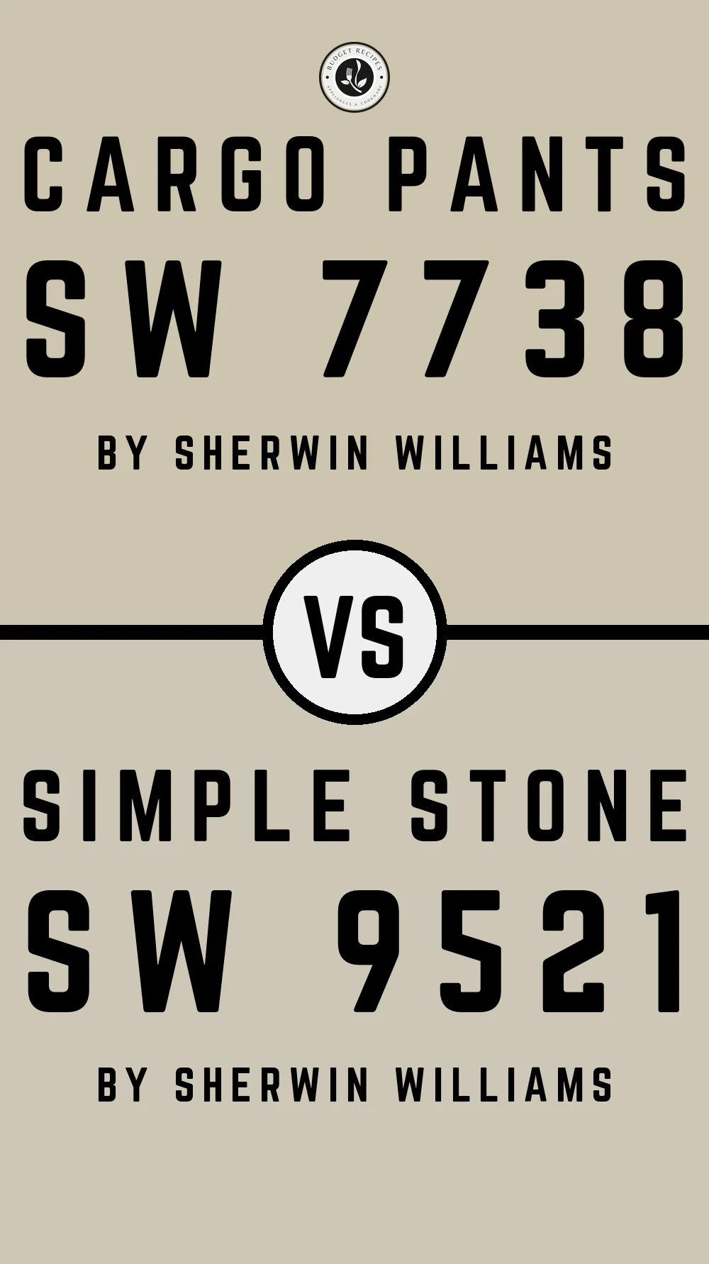 Cargo Pants SW 7738 vs Simple Stone SW 9521