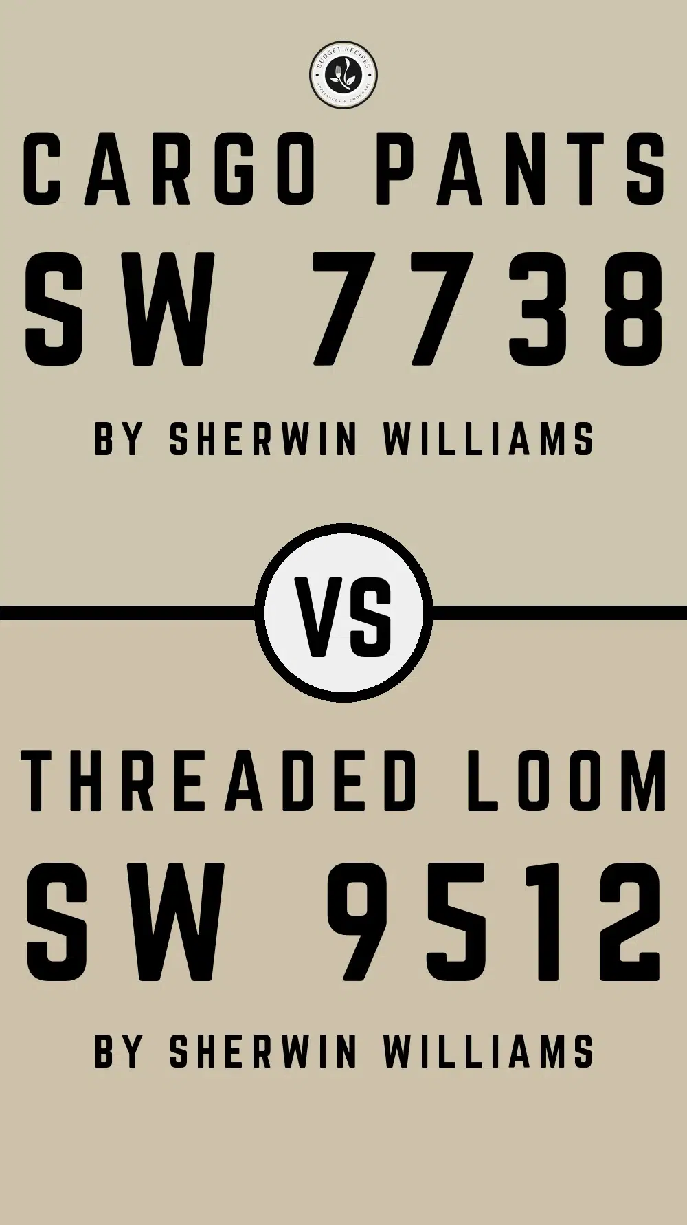 Cargo Pants SW 7738 vs Threaded Loom SW 9512
