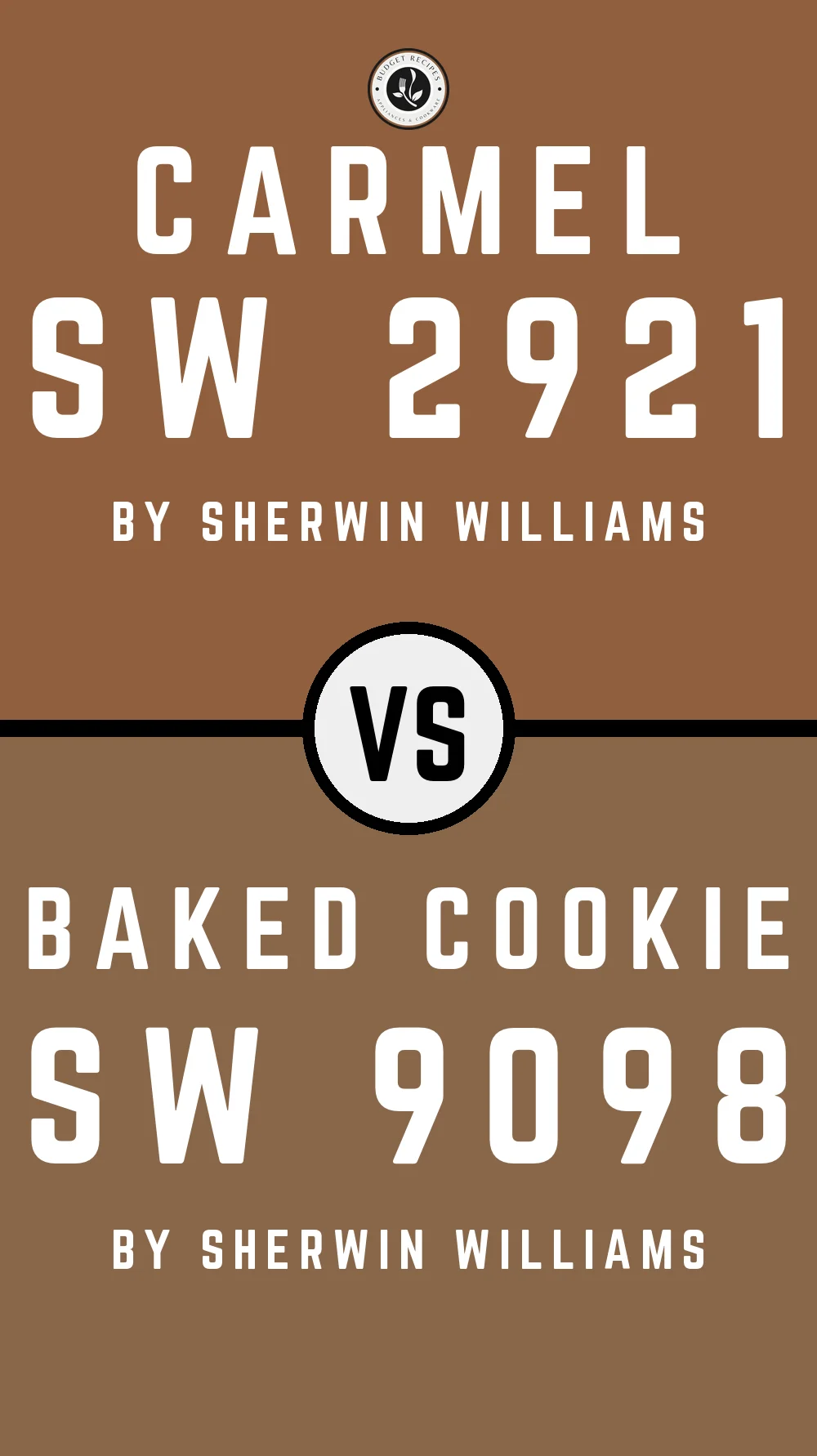 Carmel SW 2921 vs Baked Cookie SW 9098