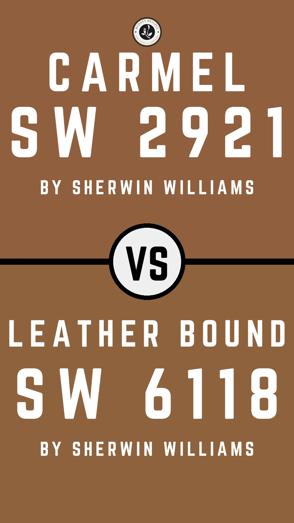 Carmel SW 2921 vs Leather Bound SW 6118