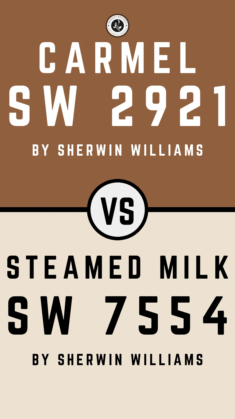 Carmel SW 2921 vs Steamed Milk SW 7554