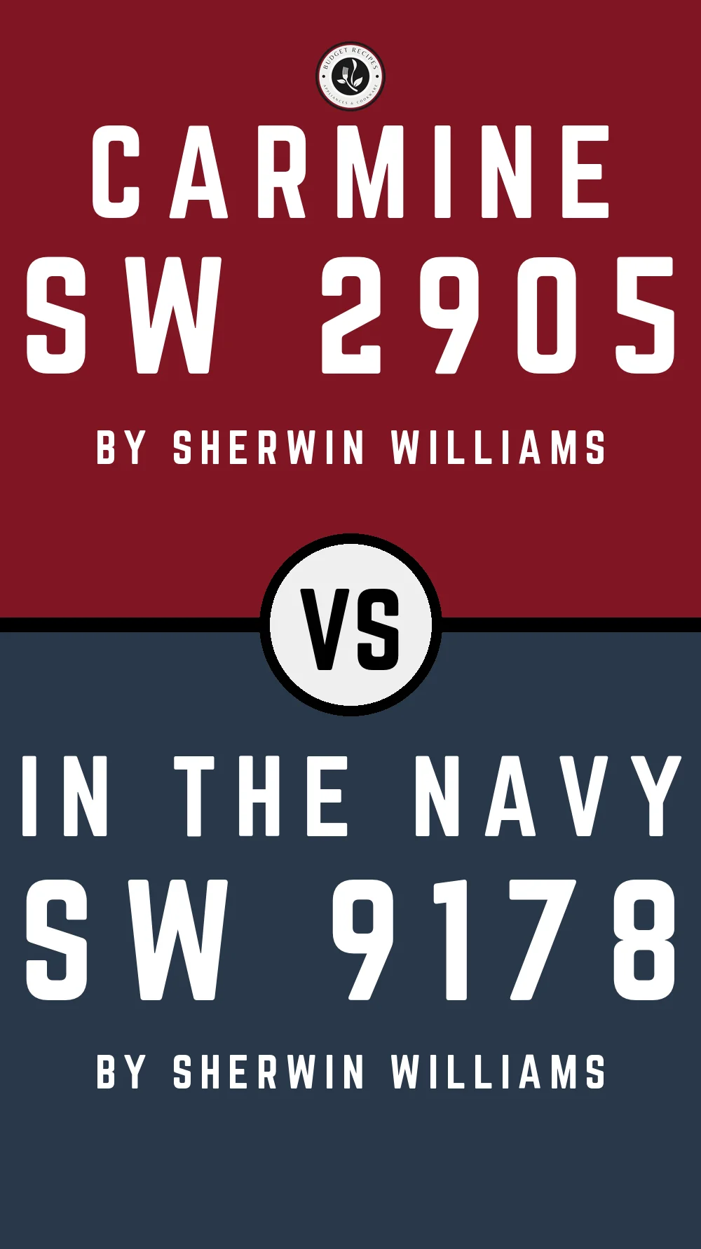 Carmine SW 2905 vs In the Navy SW 9178