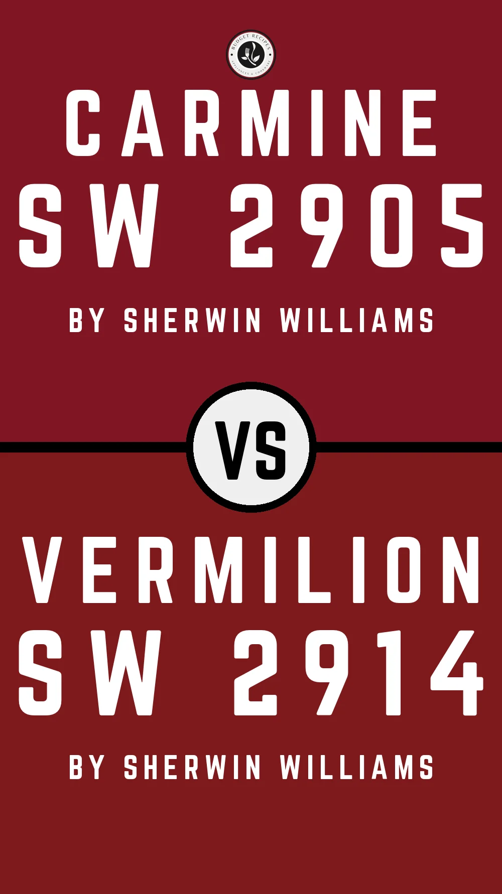Carmine SW 2905 vs Vermilion SW 2914
