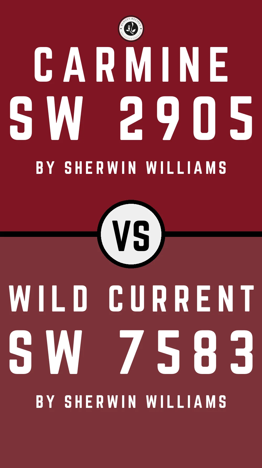 Carmine SW 2905 vs Wild Current SW 7583