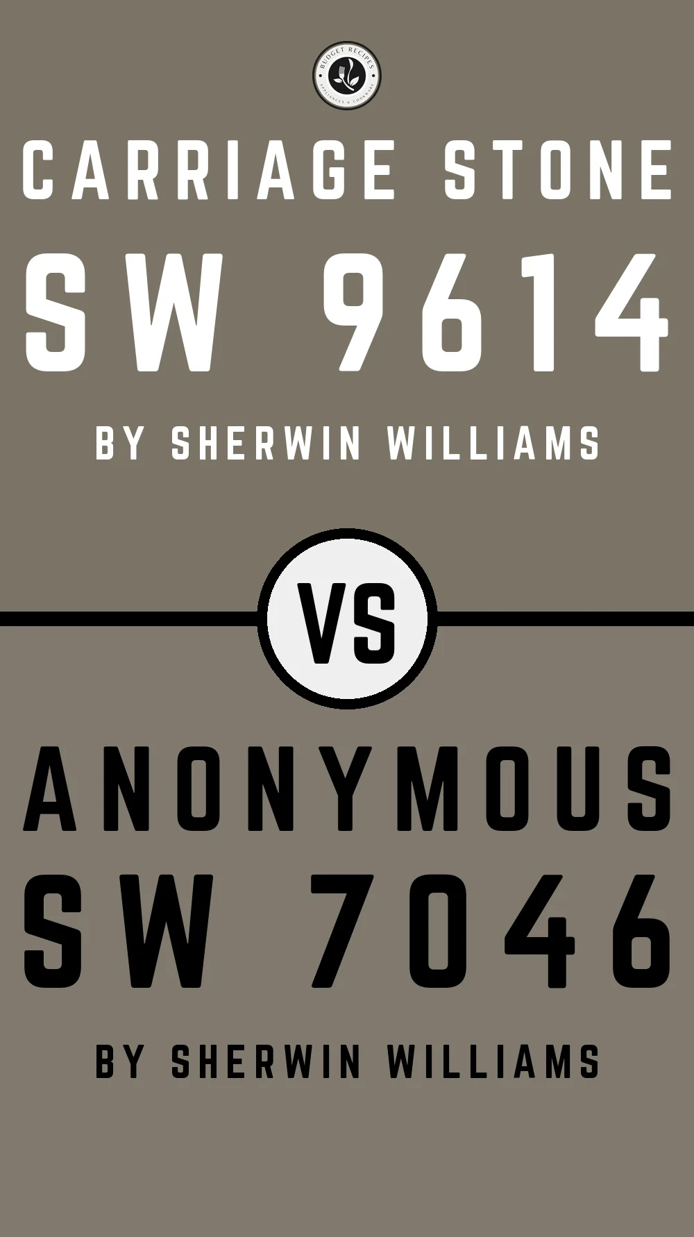 Carriage Stone SW 9614 vs Anonymous SW 7046