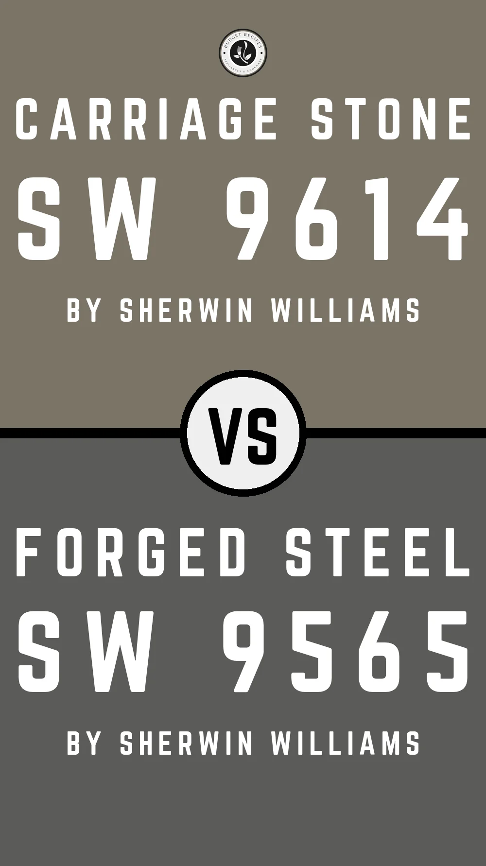 Carriage Stone SW 9614 vs Forged Steel SW 9565