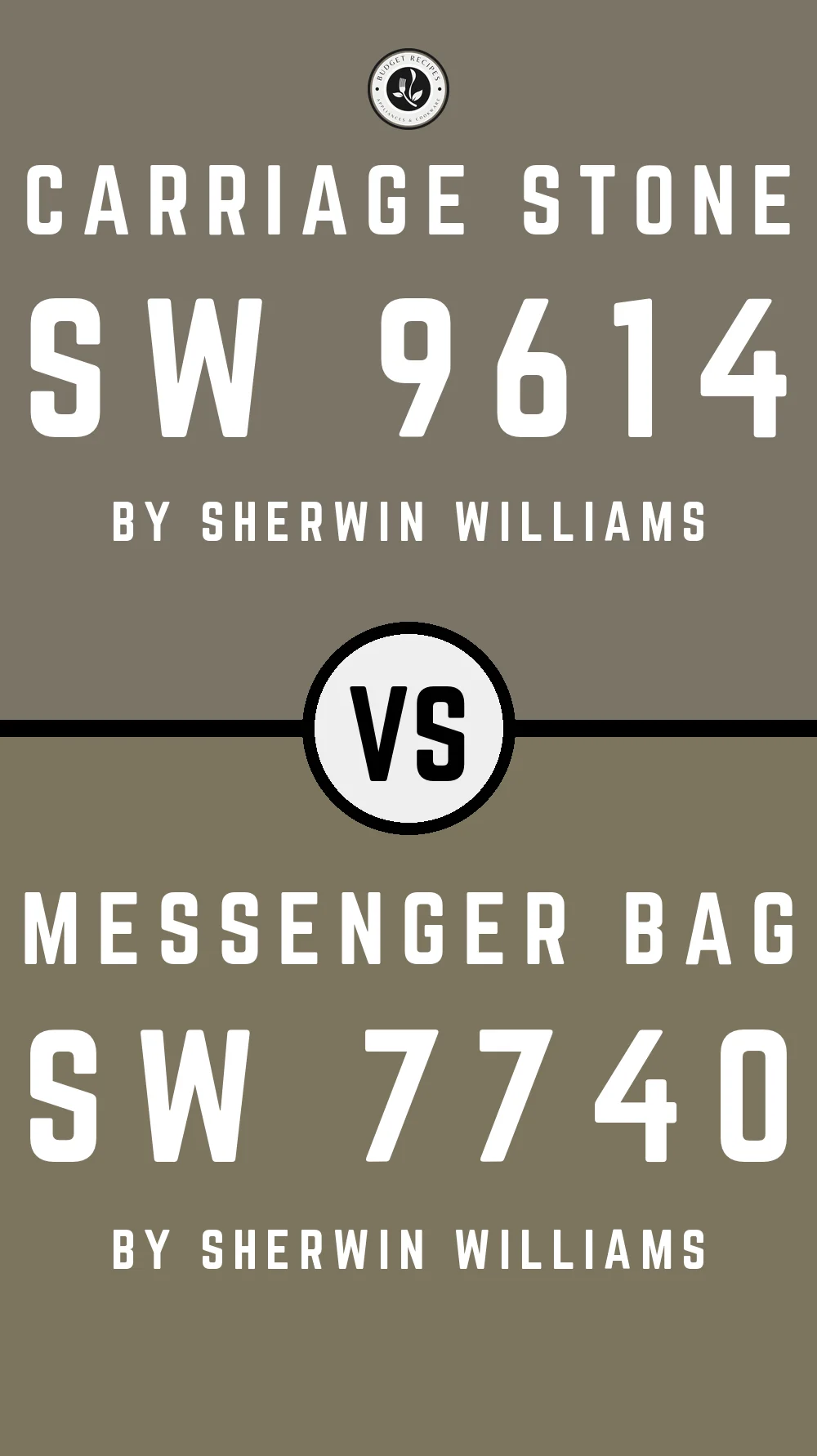 Carriage Stone SW 9614 vs Messenger Bag SW 7740
