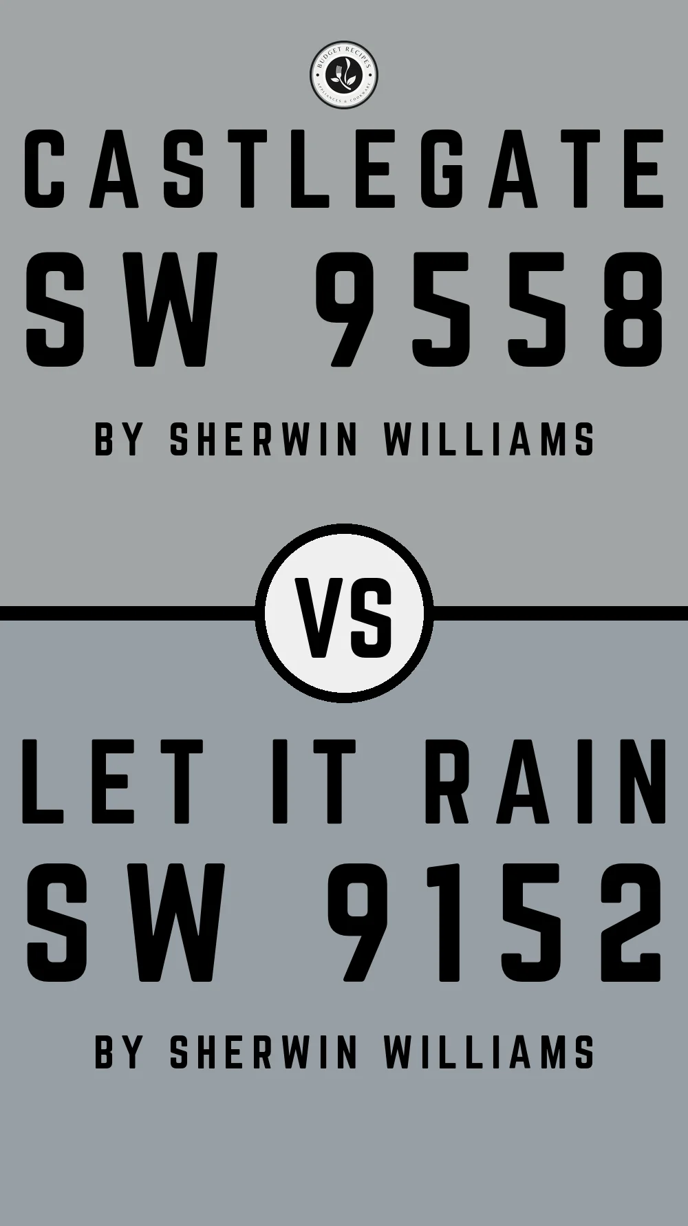 Castlegate SW 9558 vs Let it Rain SW 9152