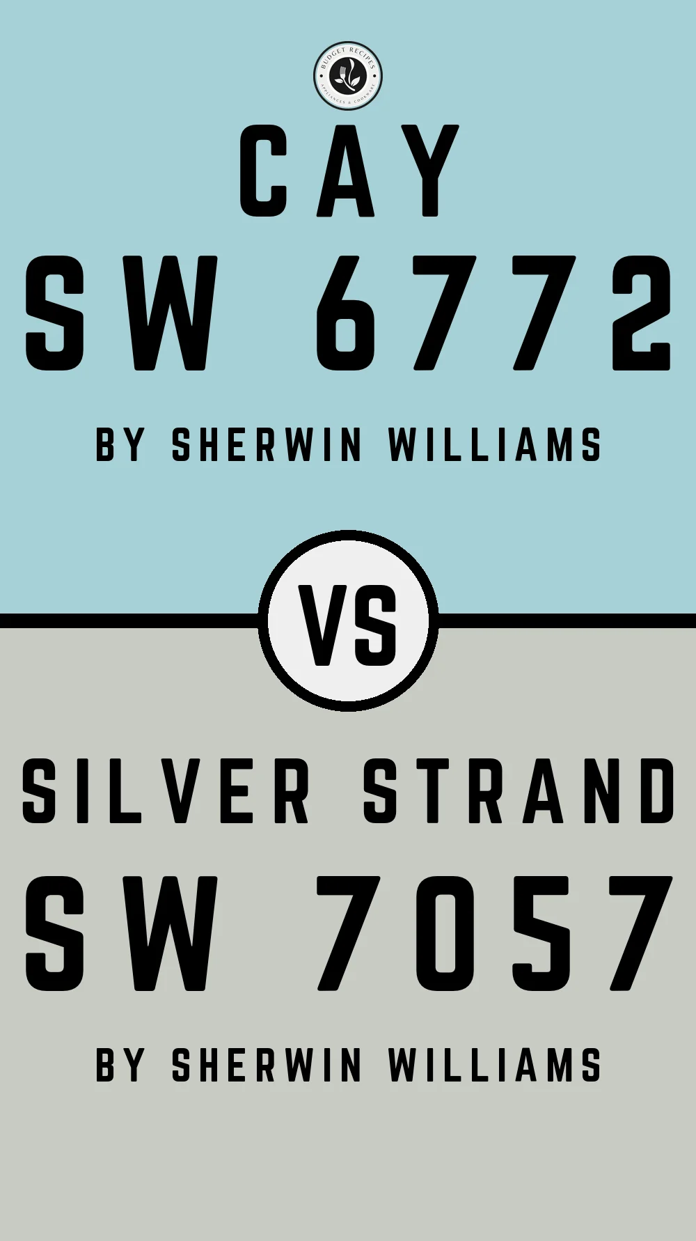 Cay SW 6772 vs Silver Strand SW 7057