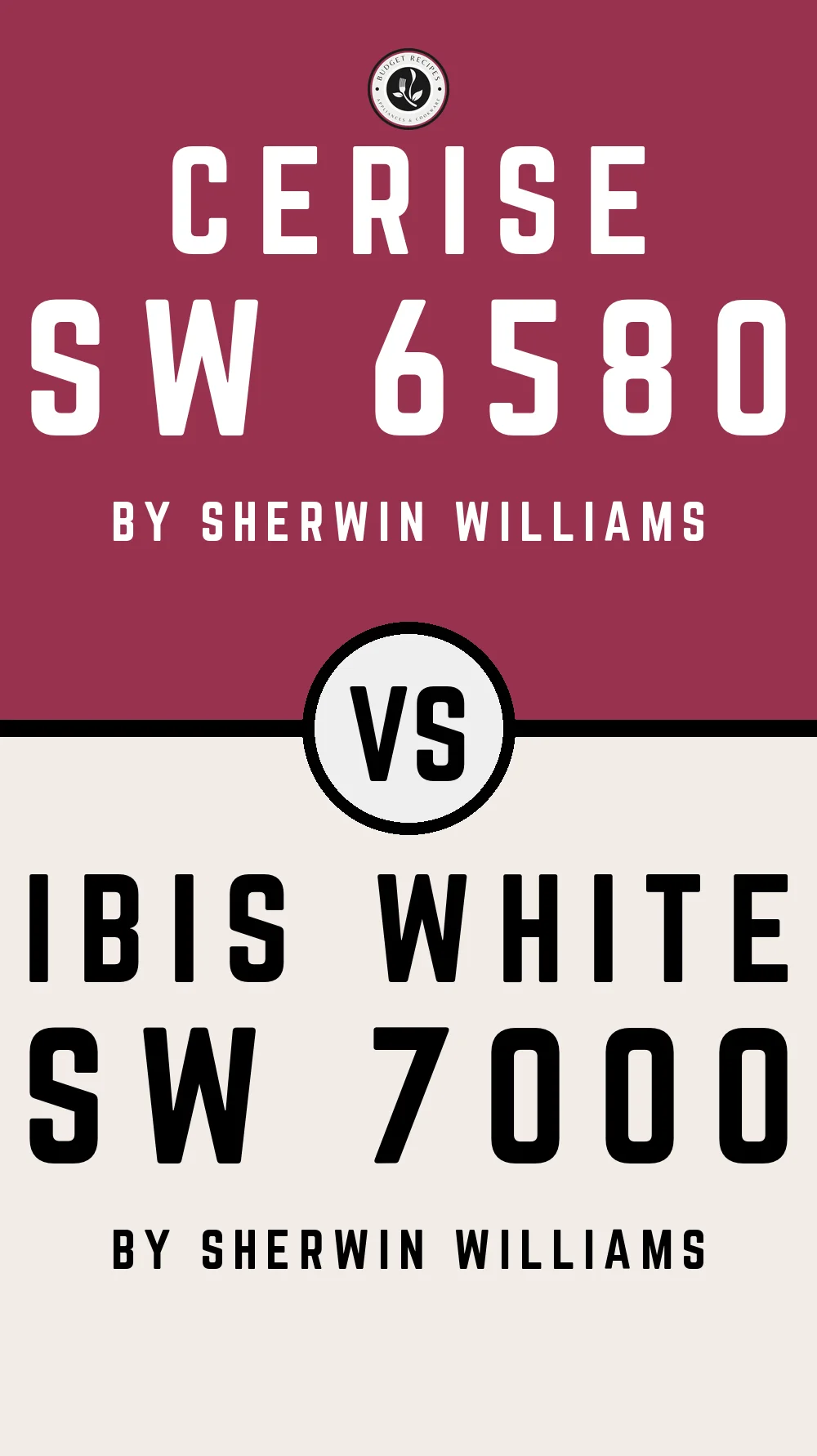 Cerise SW 6580 vs Ibis White SW 7000