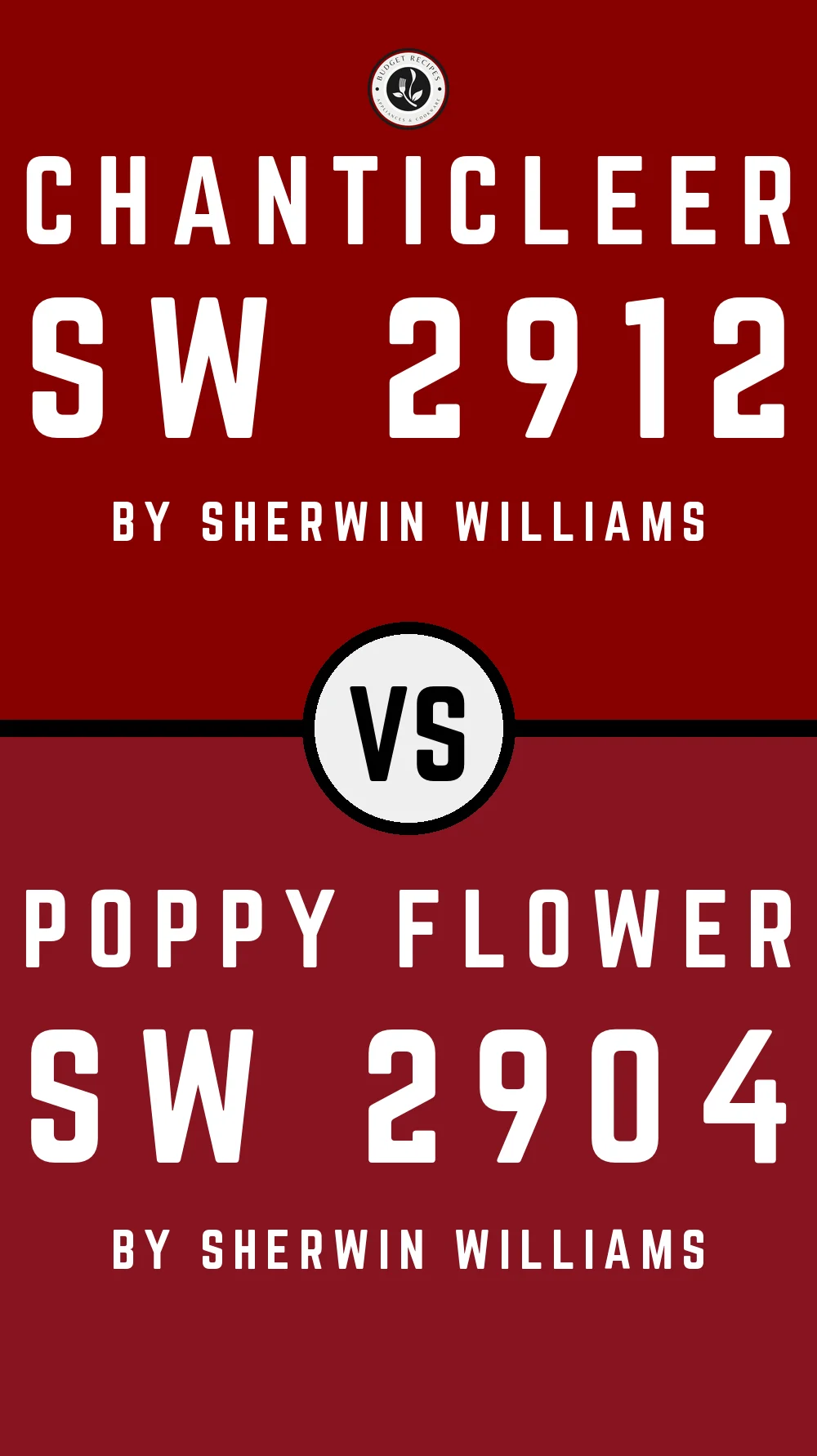 Chanticleer SW 2912 vs Poppy Flower SW 2904