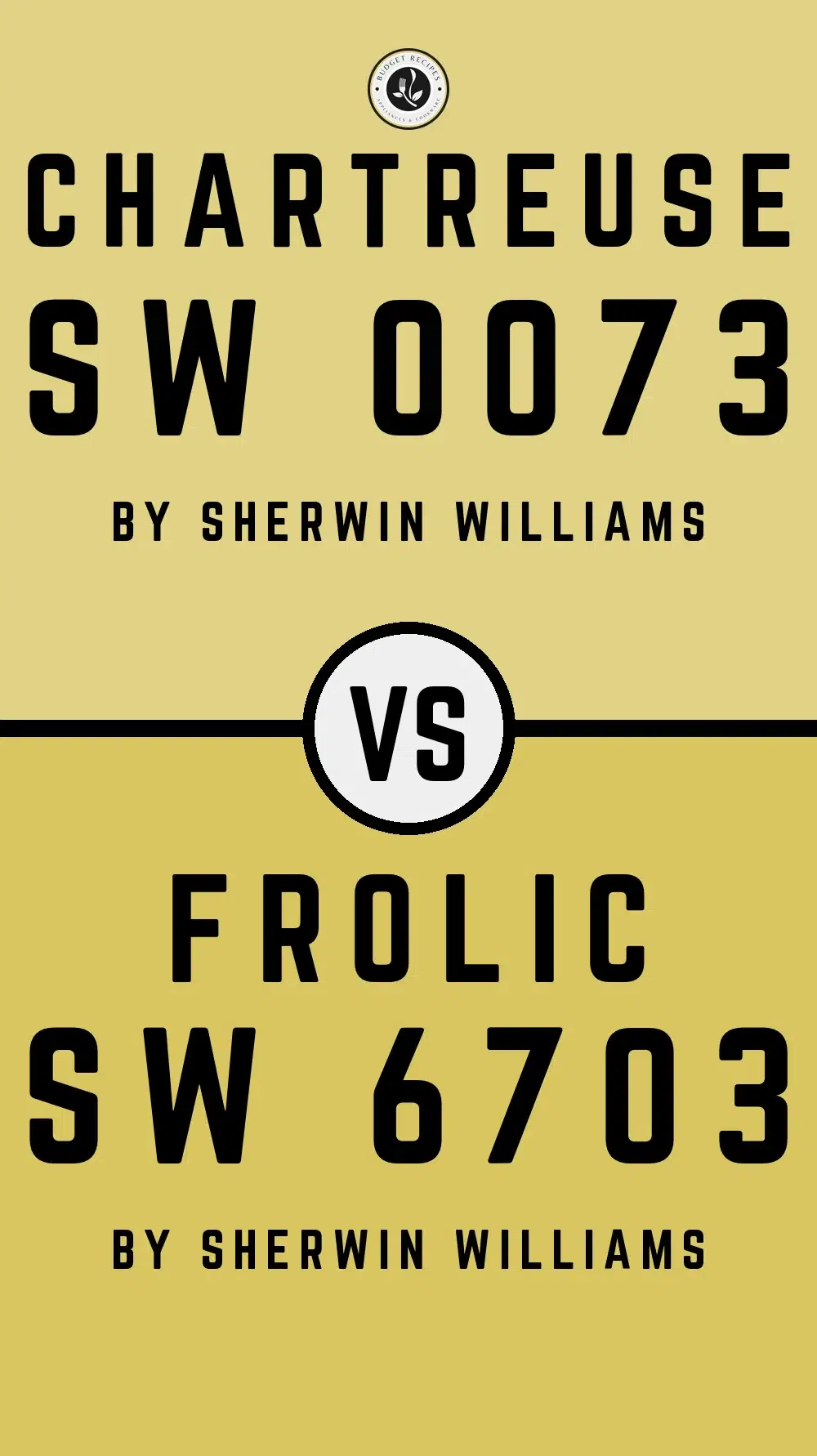 Chartreuse SW 0073 vs Frolic SW 6703