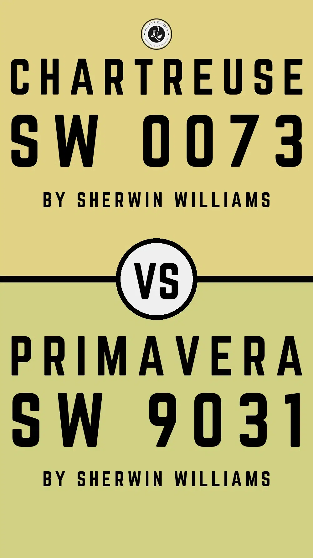 Chartreuse SW 0073 vs Primavera SW 9031