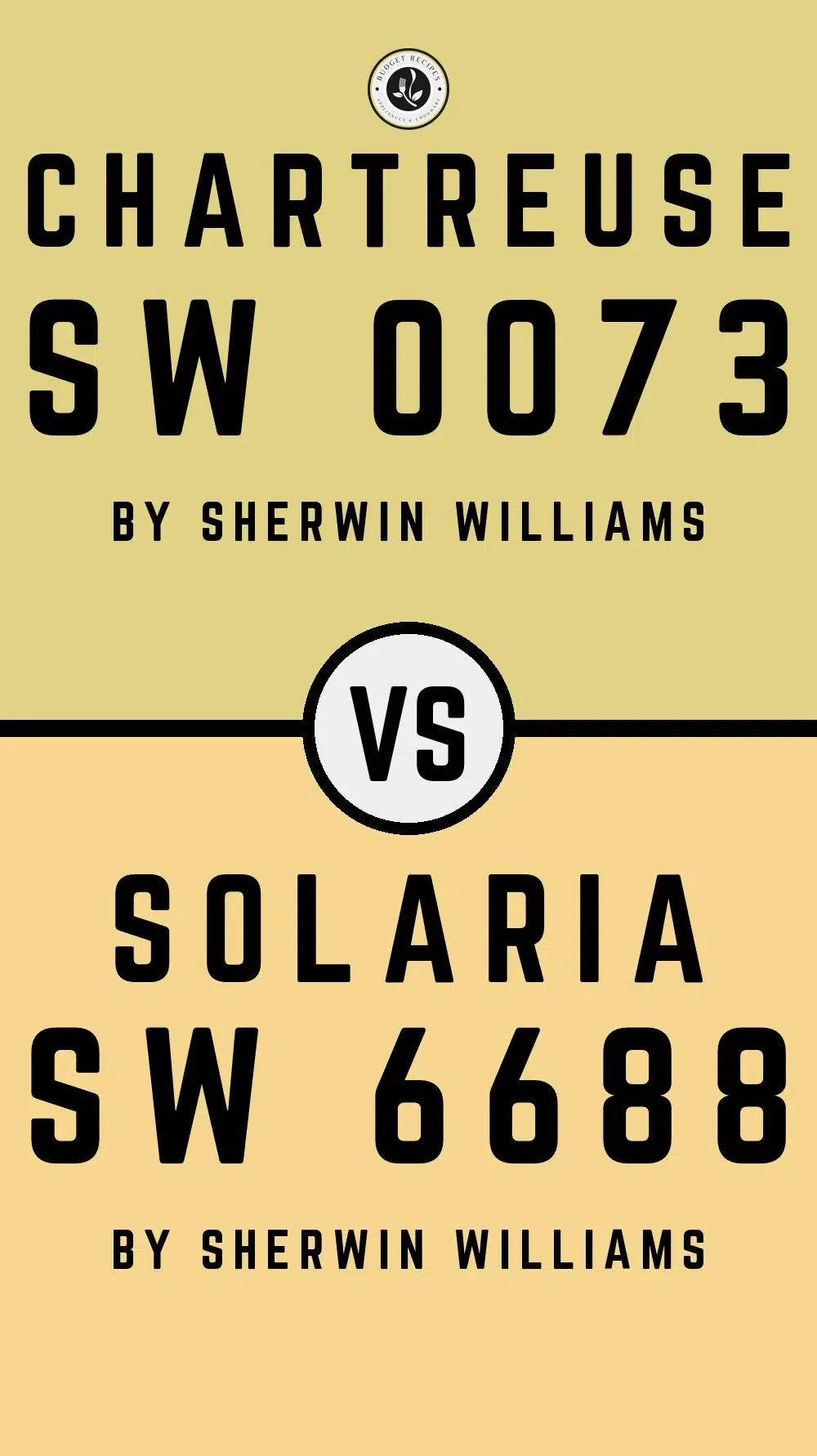 Chartreuse SW 0073 vs Solaria SW 6688
