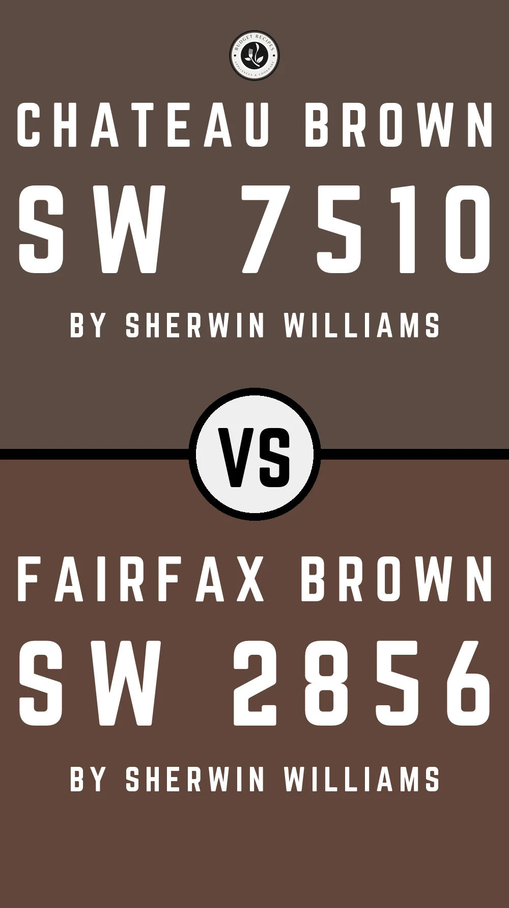 Chateau Brown SW 7510 vs Fairfax Brown SW 2856