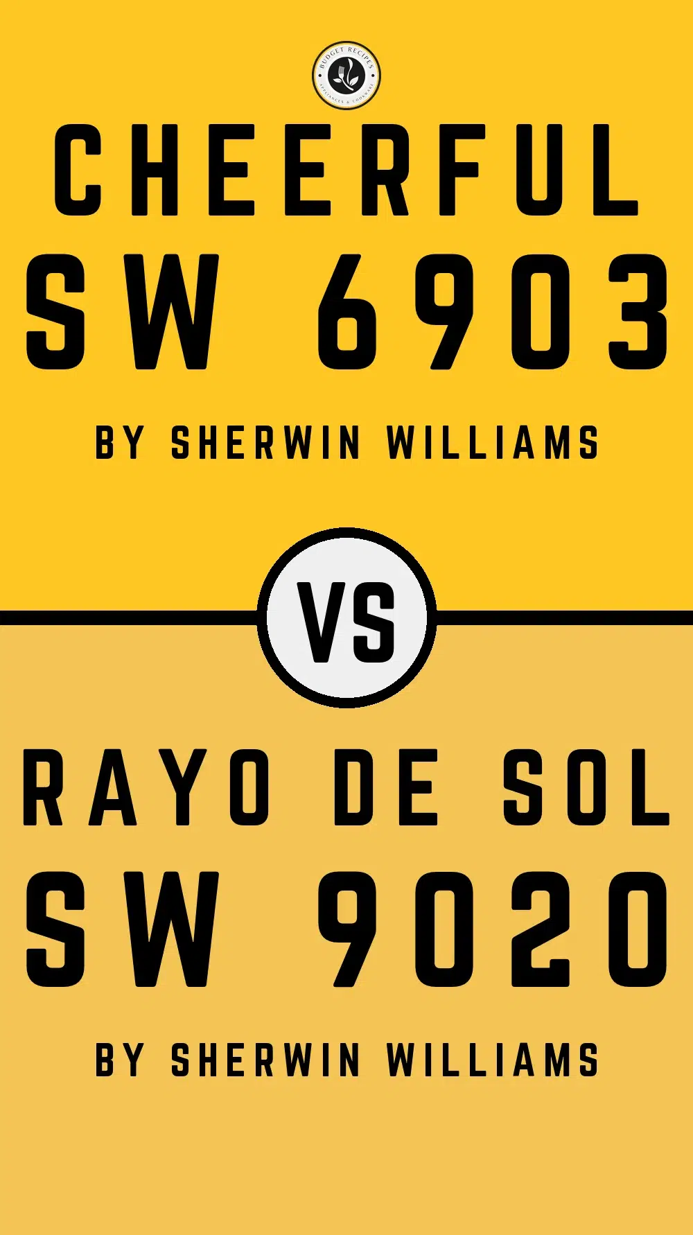 Cheerful SW 6903 vs Rayo de Sol SW 9020