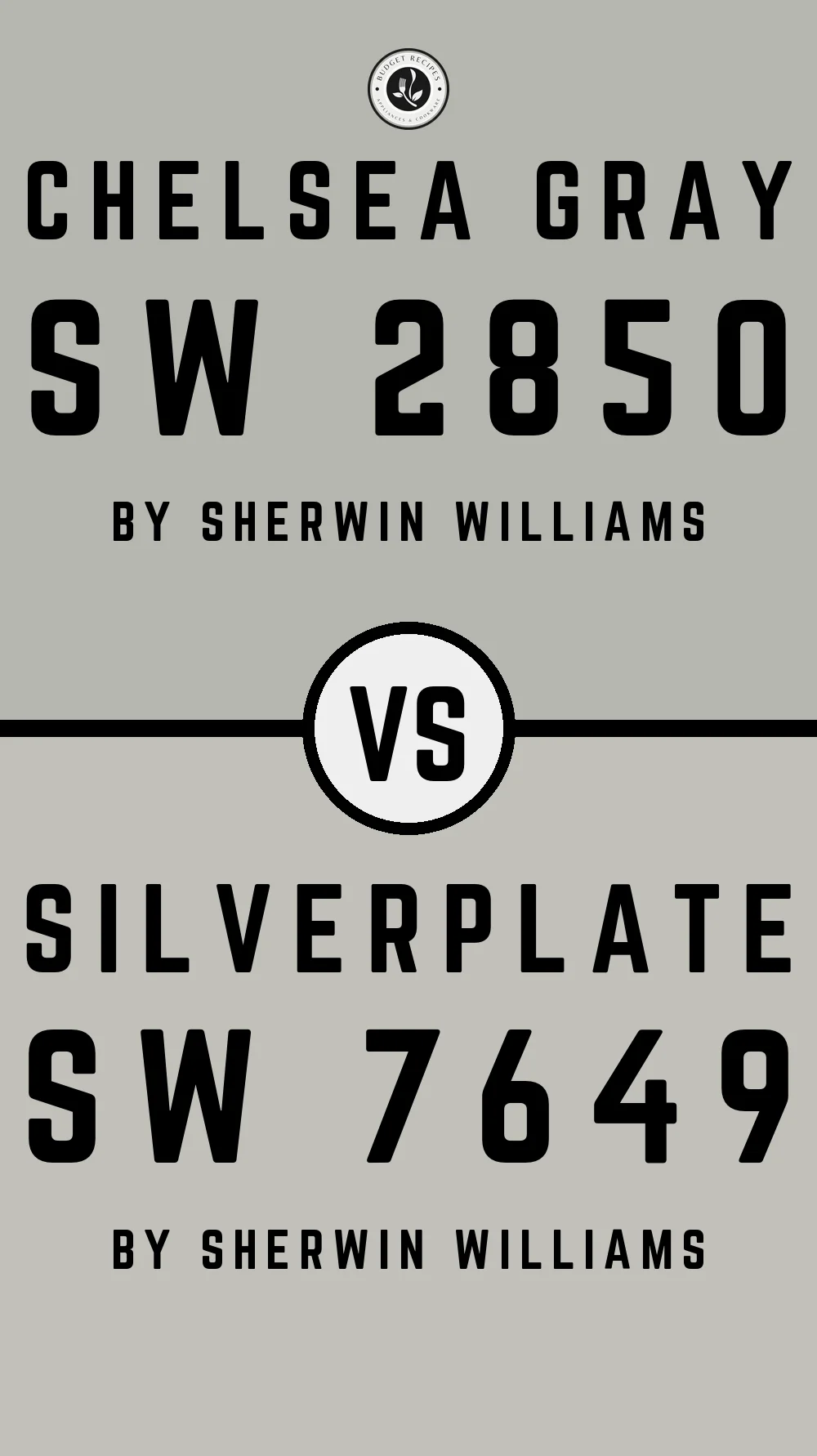 Chelsea Gray SW 2850 vs Silverplate SW 7649
