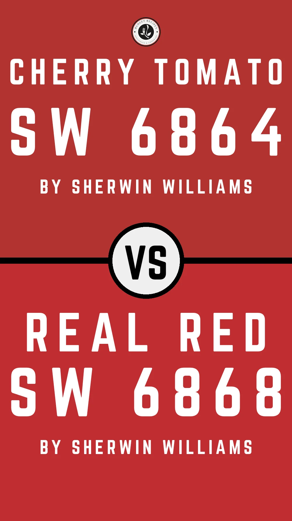 Cherry Tomato SW 6864 vs Real Red SW 6868
