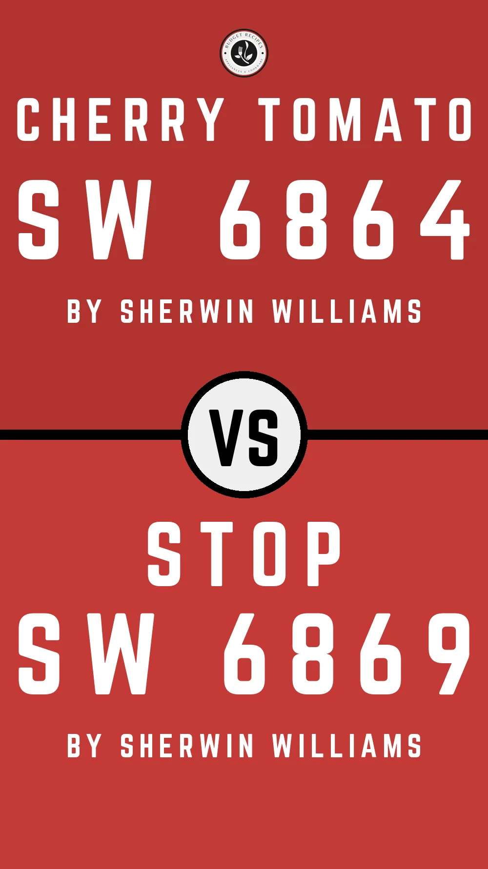 Cherry Tomato SW 6864 vs Stop SW 6869