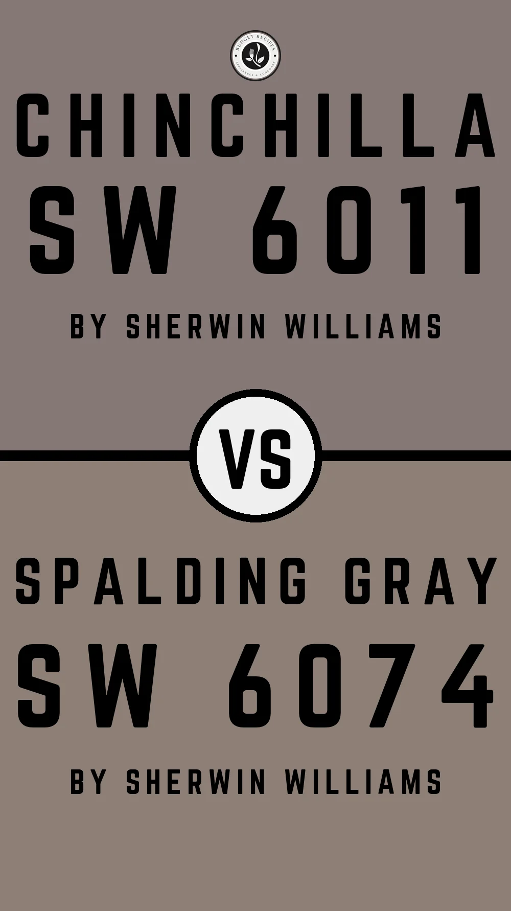 Chinchilla SW 6011 vs Spalding Gray SW 6074