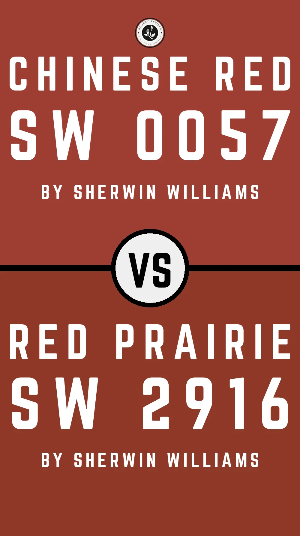 Chinese Red SW 0057 vs Red Prairie SW 2916