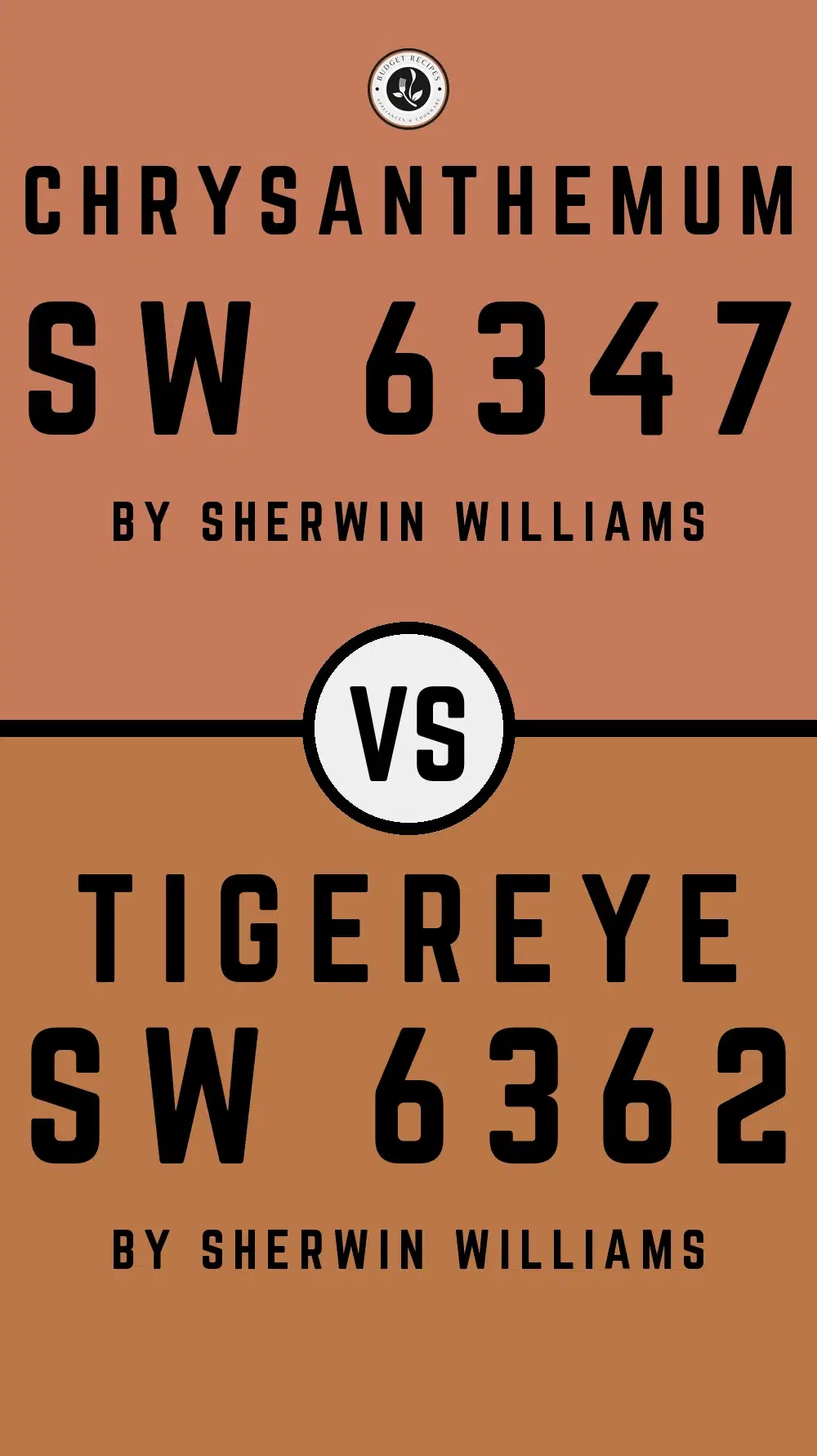 Chrysanthemum SW 6347 vs Tigereye SW 6362
