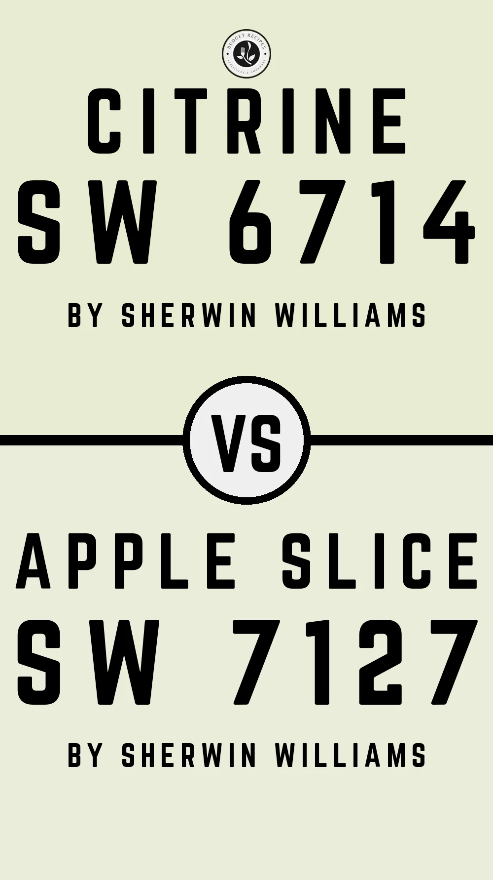 Citrine SW 6714 vs Apple Slice SW 7127